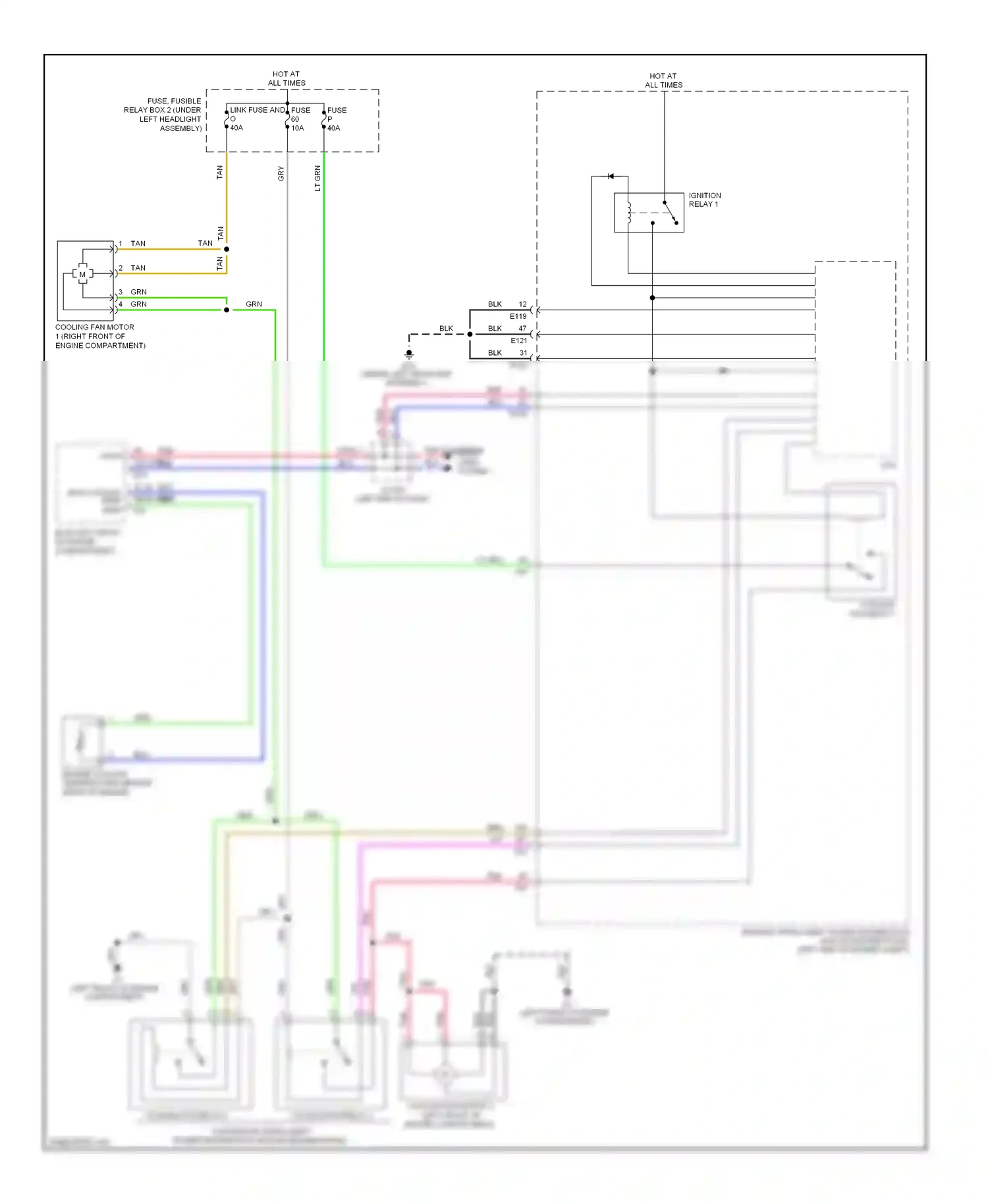 Wiring diagram blu for Nissan Rogue II (2013-2016) (14 of 117)
