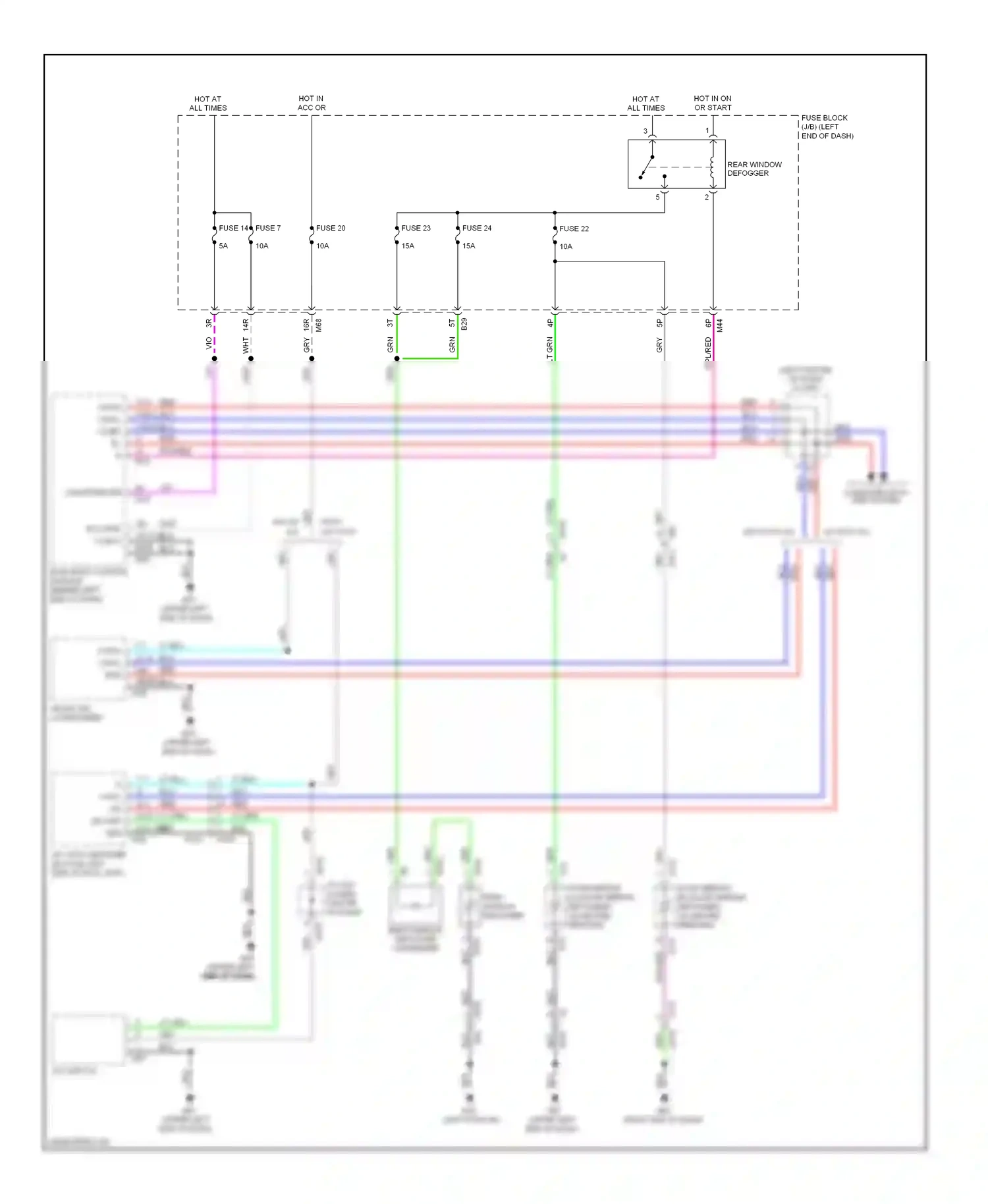 Wiring diagram blu for Nissan Rogue II (2013-2016) (16 of 117)