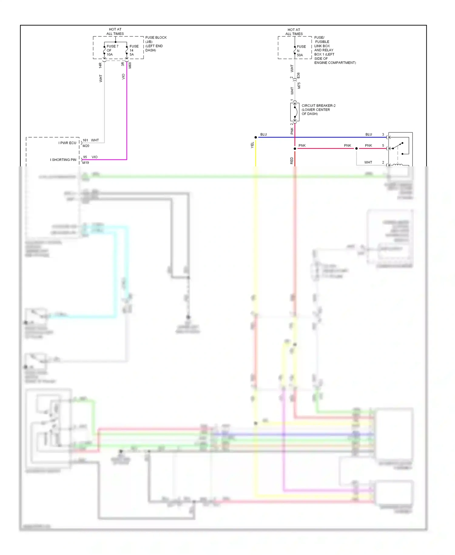 Wiring diagram blu for Nissan Rogue II (2013-2016) (53 of 117)