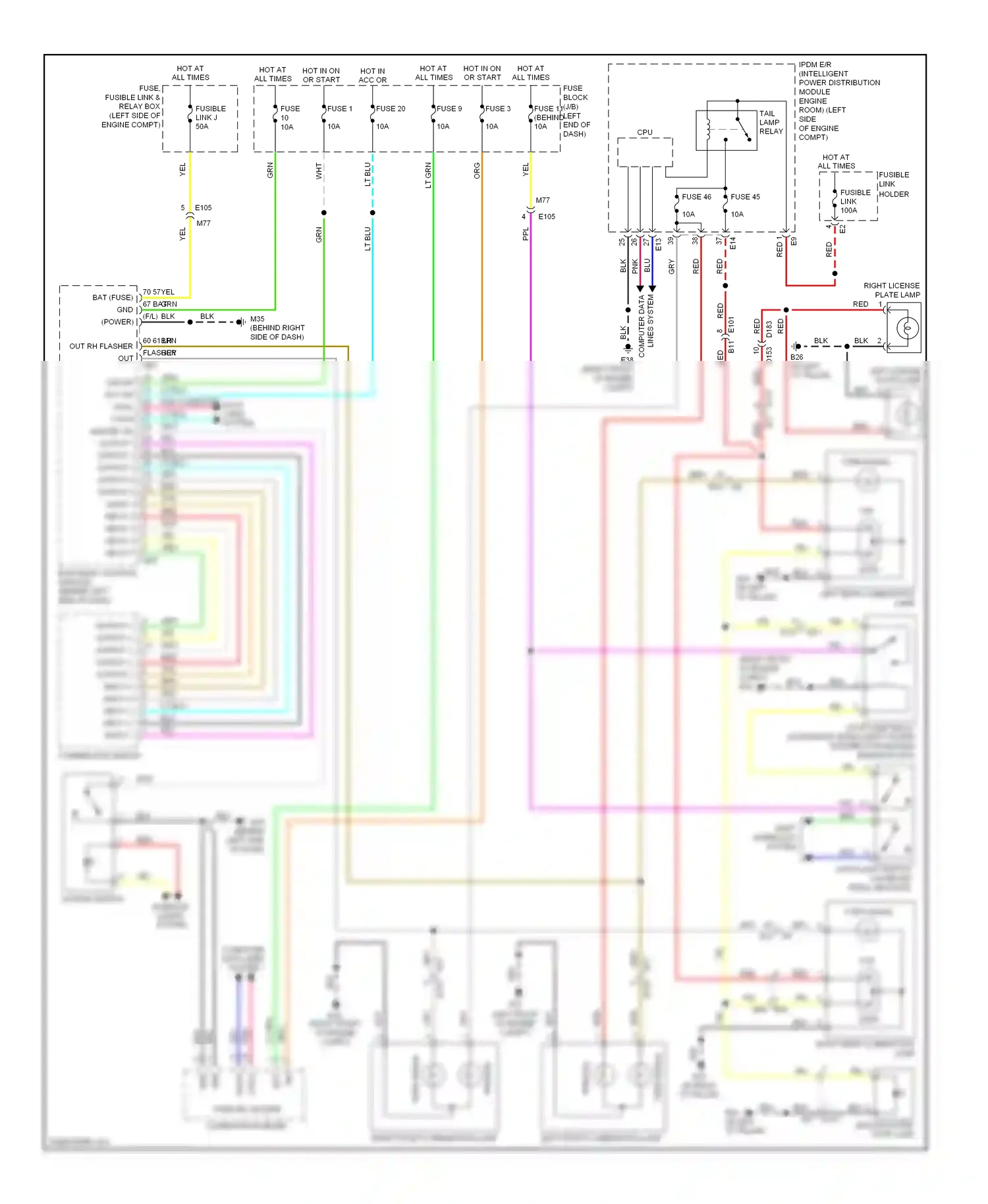 Wiring diagram blu for Nissan Rogue II (2013-2016) (84 of 117)