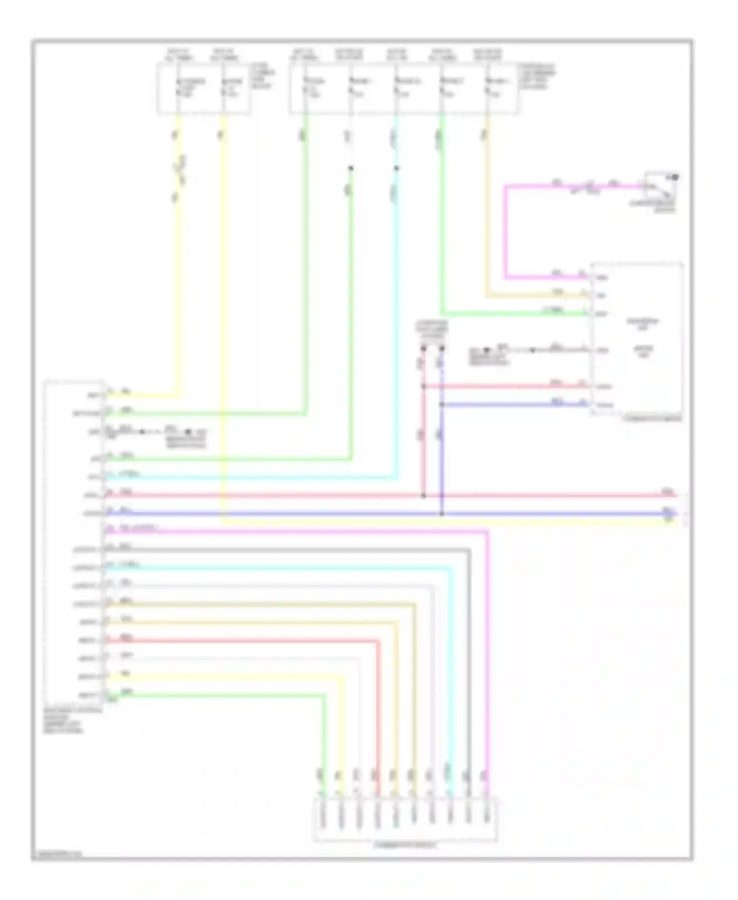 Wiring diagram can-h for Nissan Rogue II (2013-2016) (26 of 39)