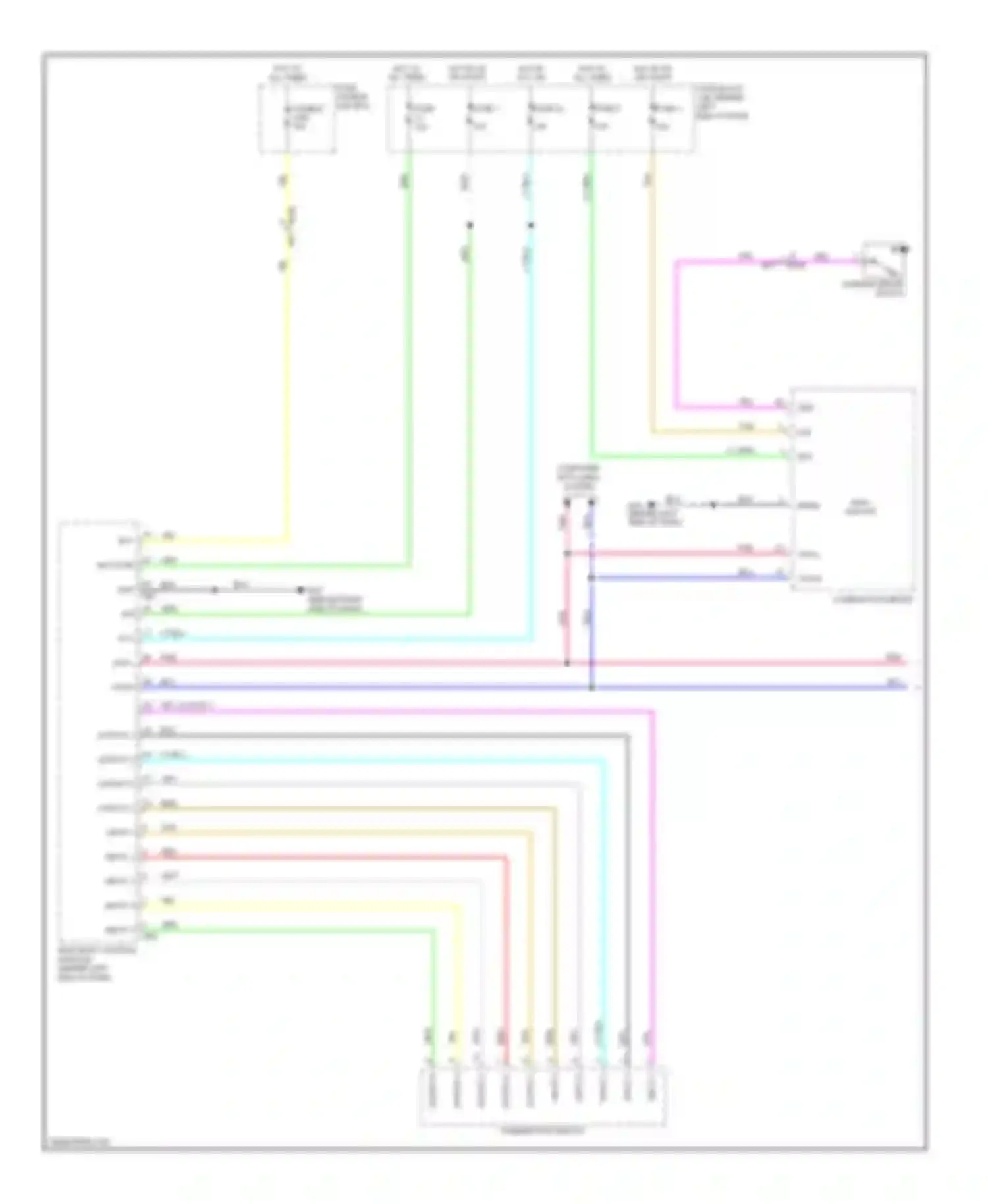 Wiring diagram can-h for Nissan Rogue II (2013-2016) (27 of 39)