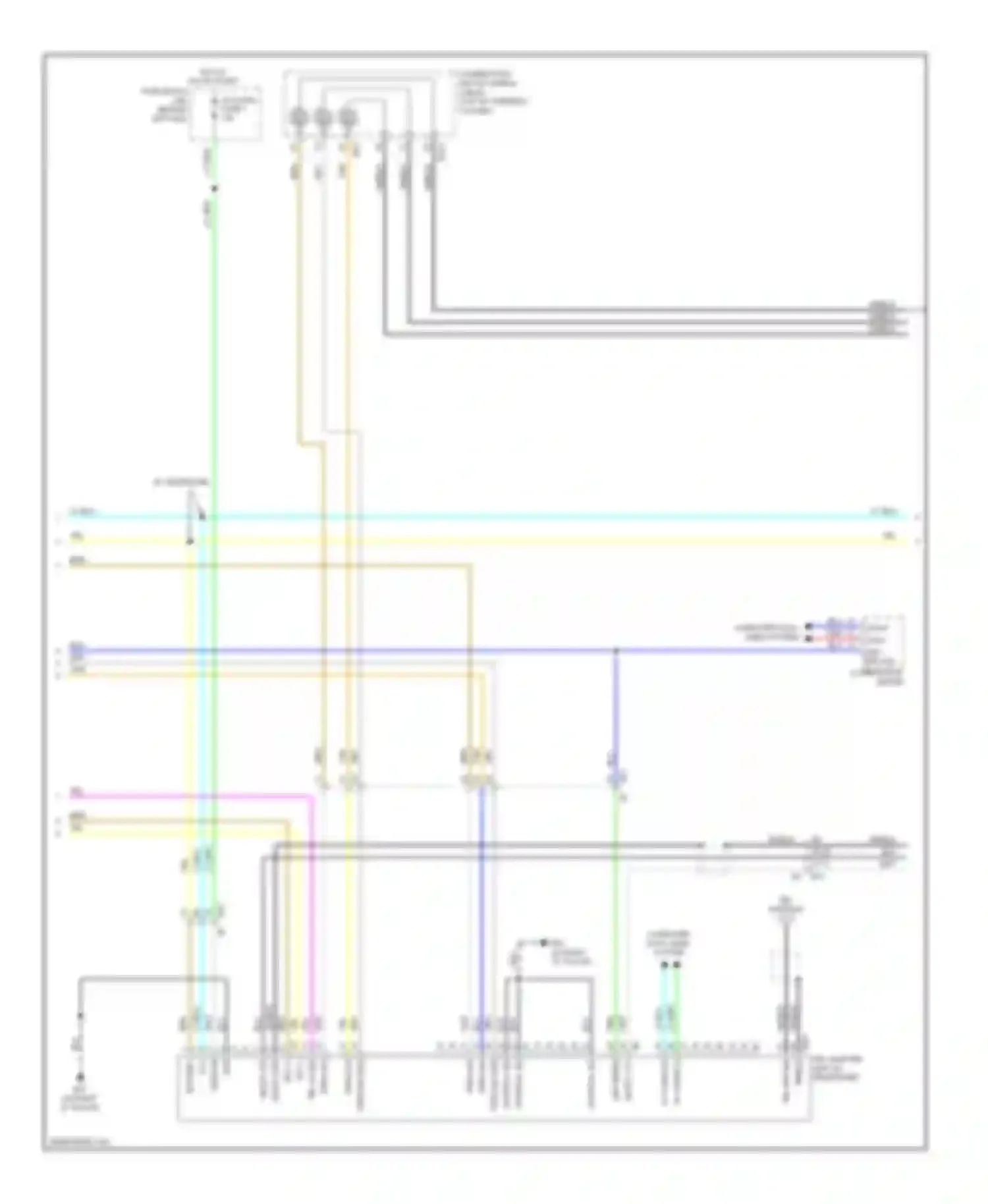 Wiring diagram combination meter for Nissan Rogue II (2013-2016) (40 of 43)