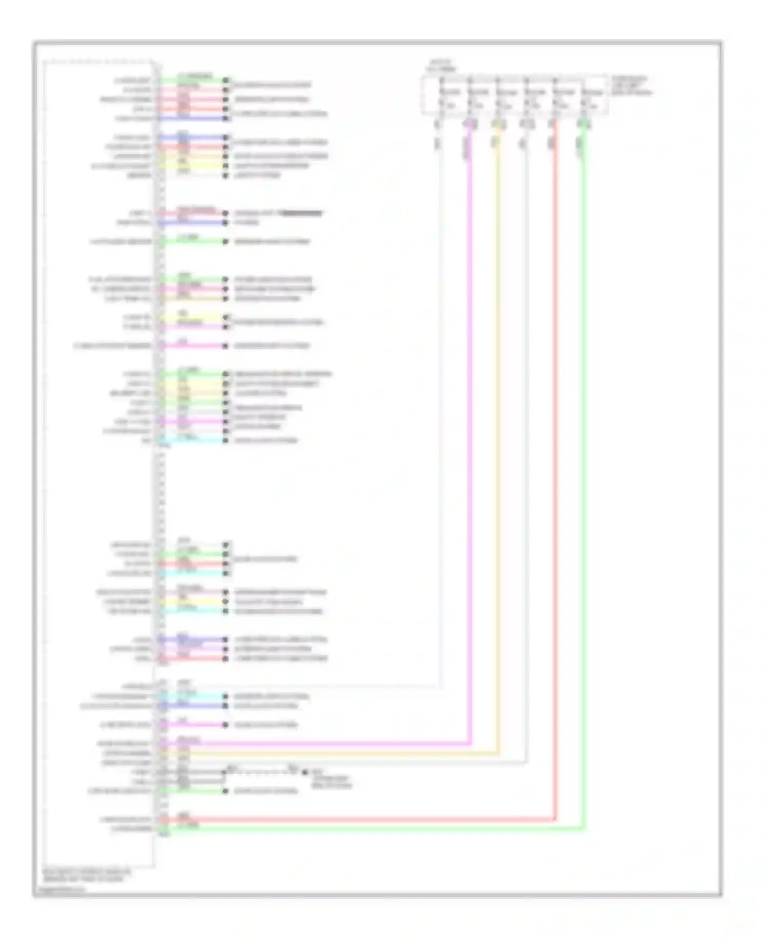 Wiring diagram computer data lines system exterior lights system computer data lines system for Nissan Rogue II (2013-2016) (1 of 1)