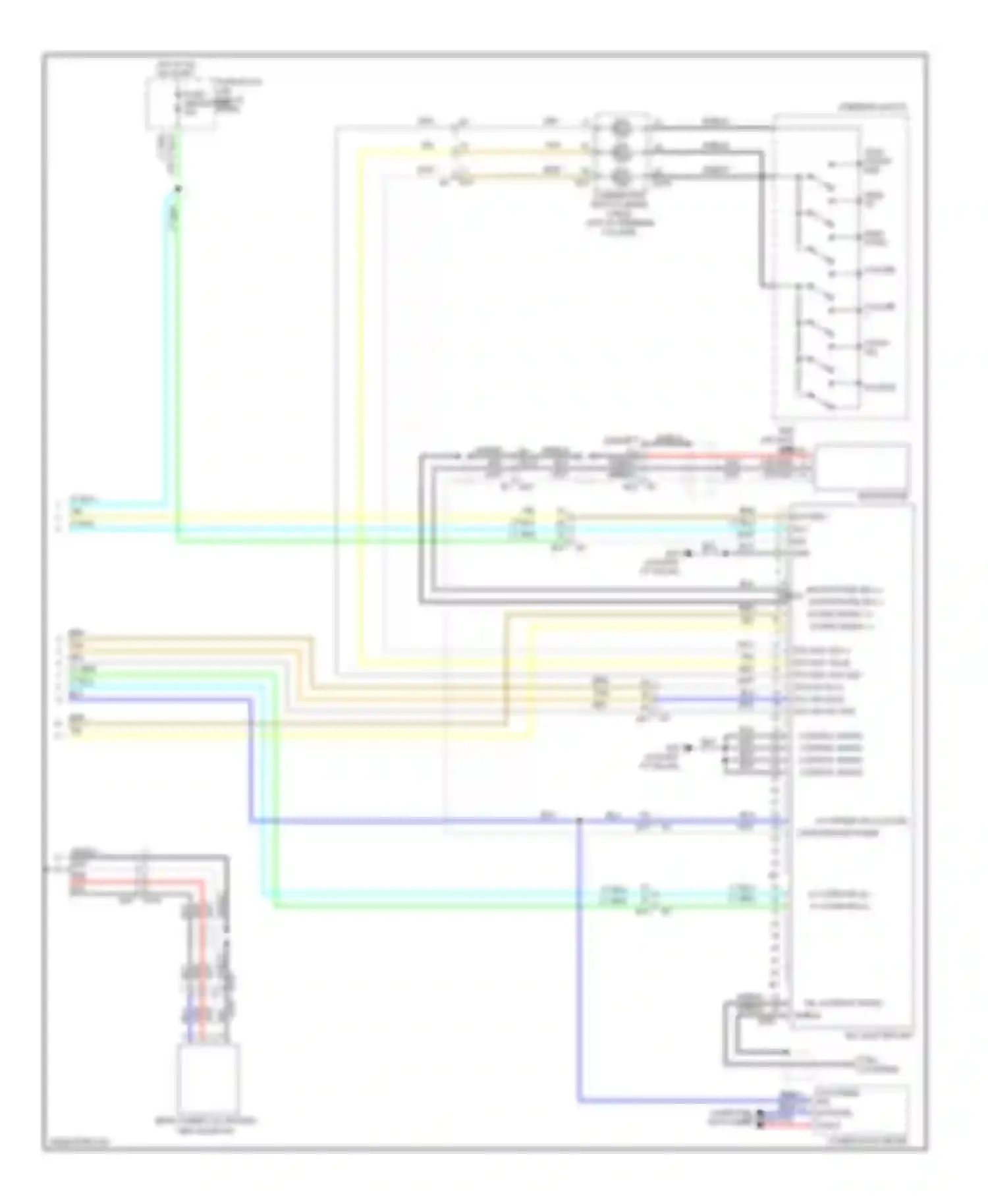 Wiring diagram computer data lines system pnk for Nissan Rogue II (2013-2016) (5 of 5)