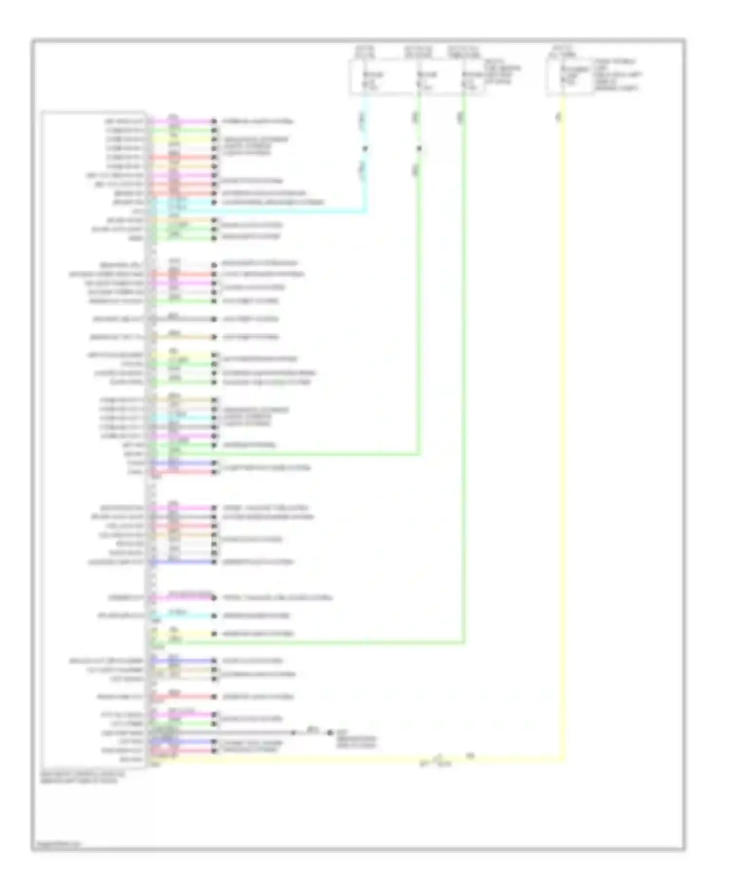 Wiring diagram computer data lines system for Nissan Rogue II (2013-2016) (44 of 70)