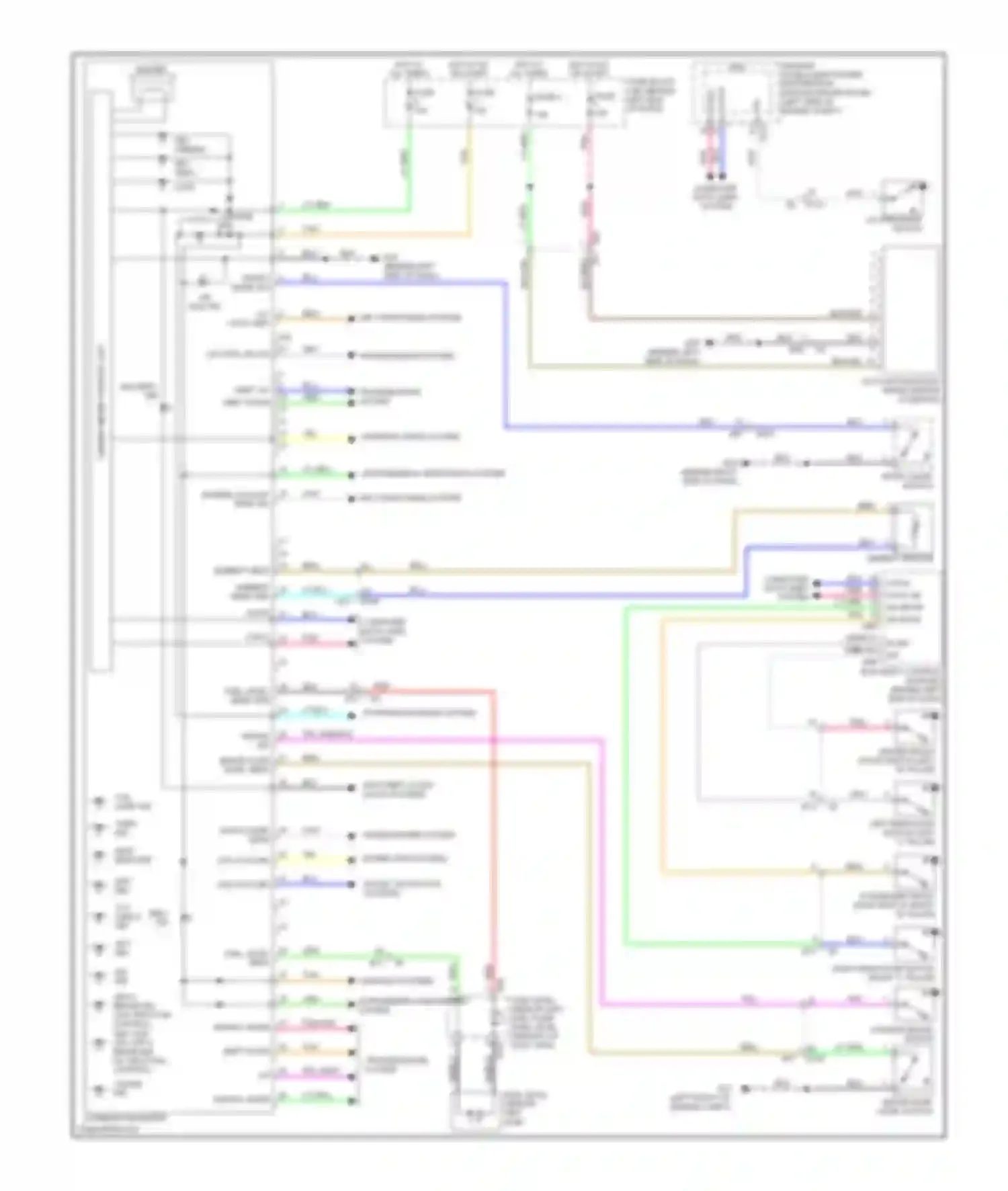 Wiring diagram computer data lines system for Nissan Rogue II (2013-2016) (53 of 70)