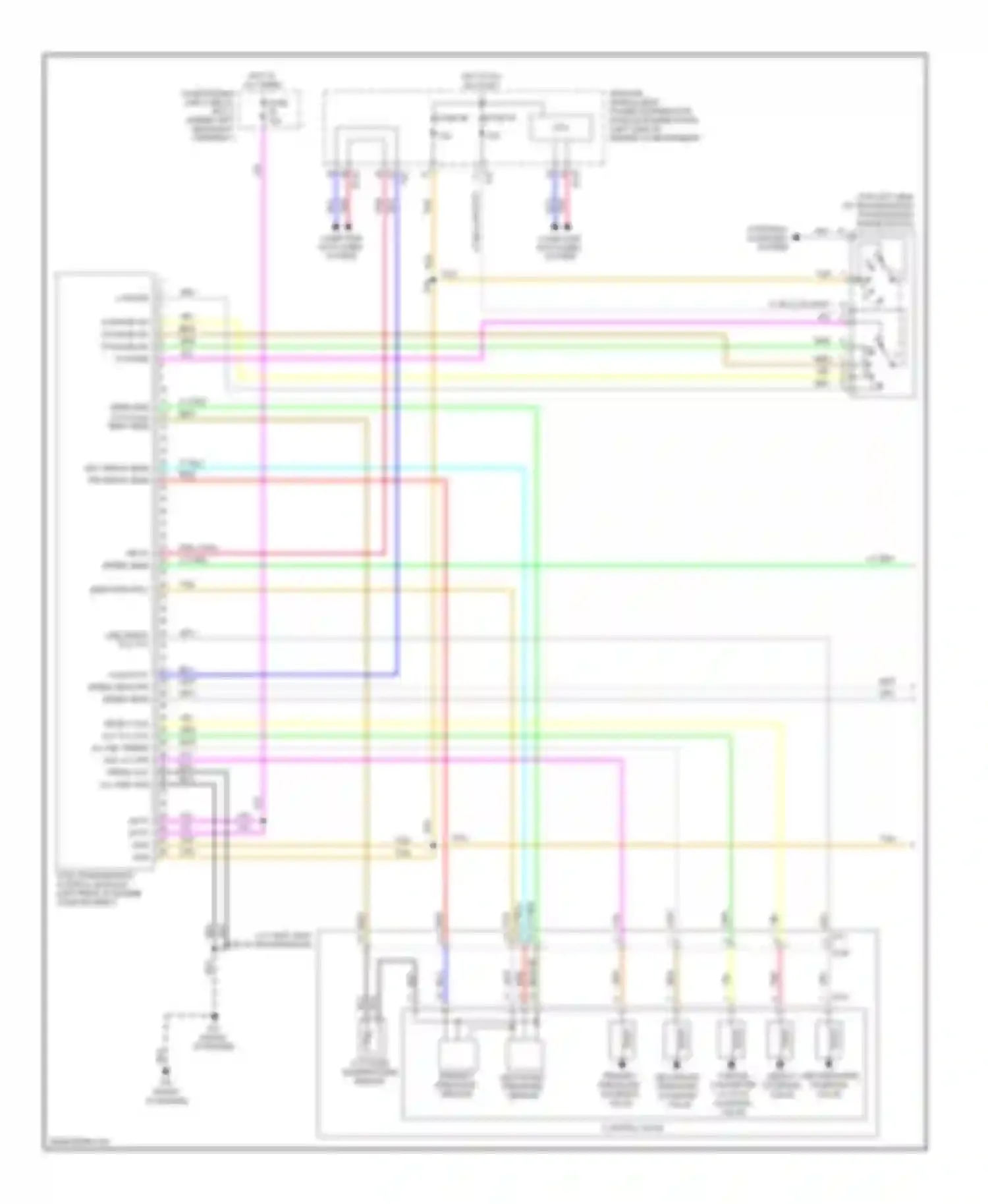 Wiring diagram cvt fluid temperature sensor for Nissan Rogue II (2013-2016) (1 of 1)