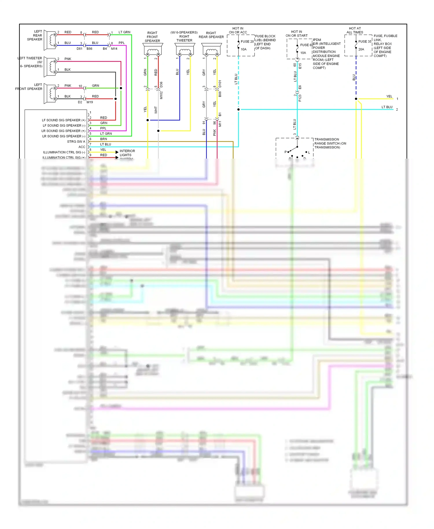 Wiring diagram eq 4 for Nissan Rogue II (2013-2016) (1 of 1)