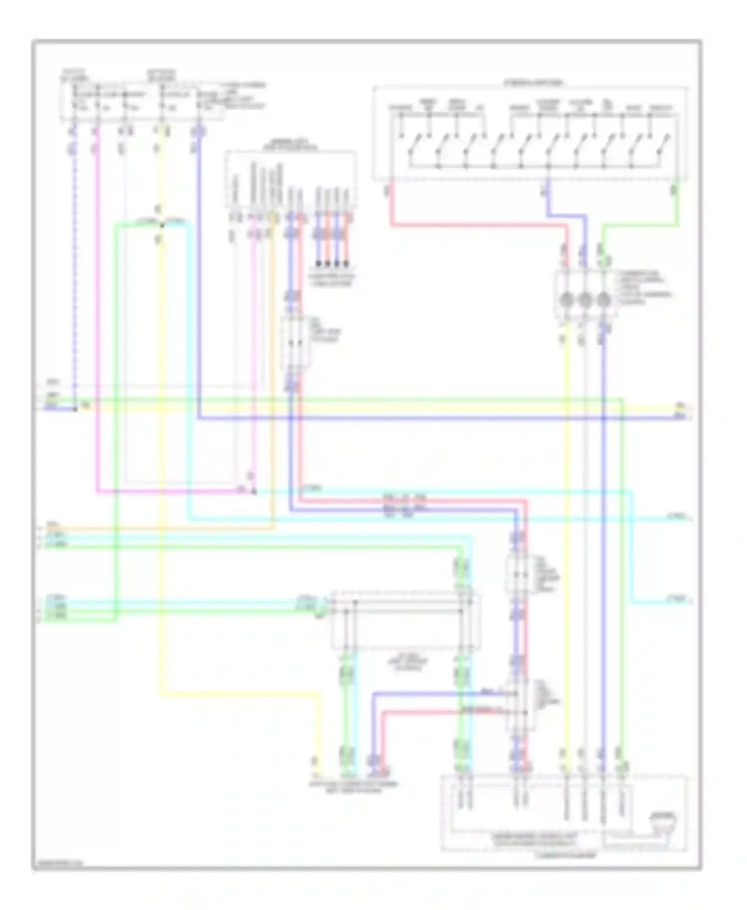 Wiring diagram fuse fuse 14 for Nissan Rogue II (2013-2016) (2 of 2)