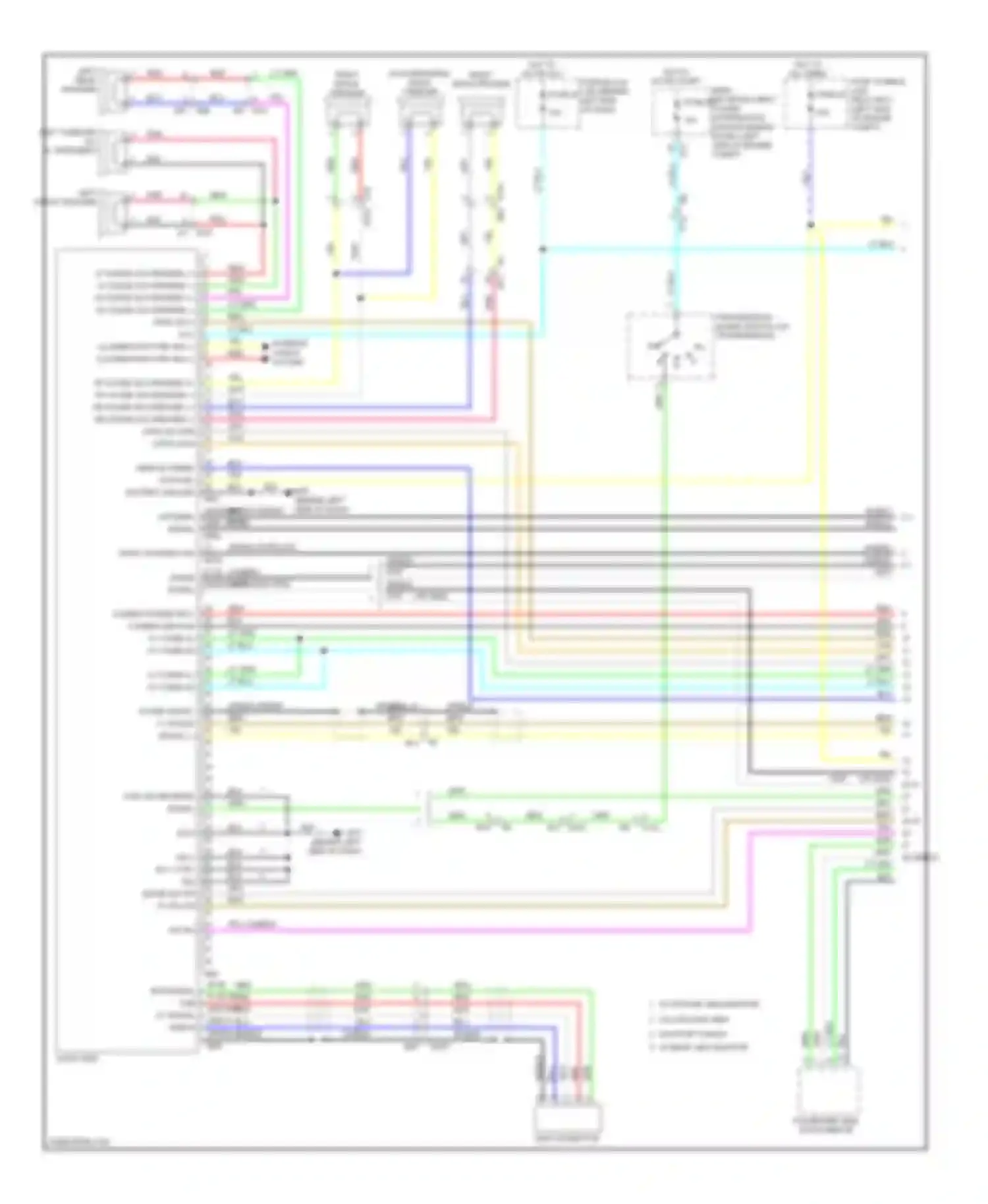 Wiring diagram hot in on or start ipdm e/r (intelligent power fuse 60 for Nissan Rogue II (2013-2016) (1 of 1)