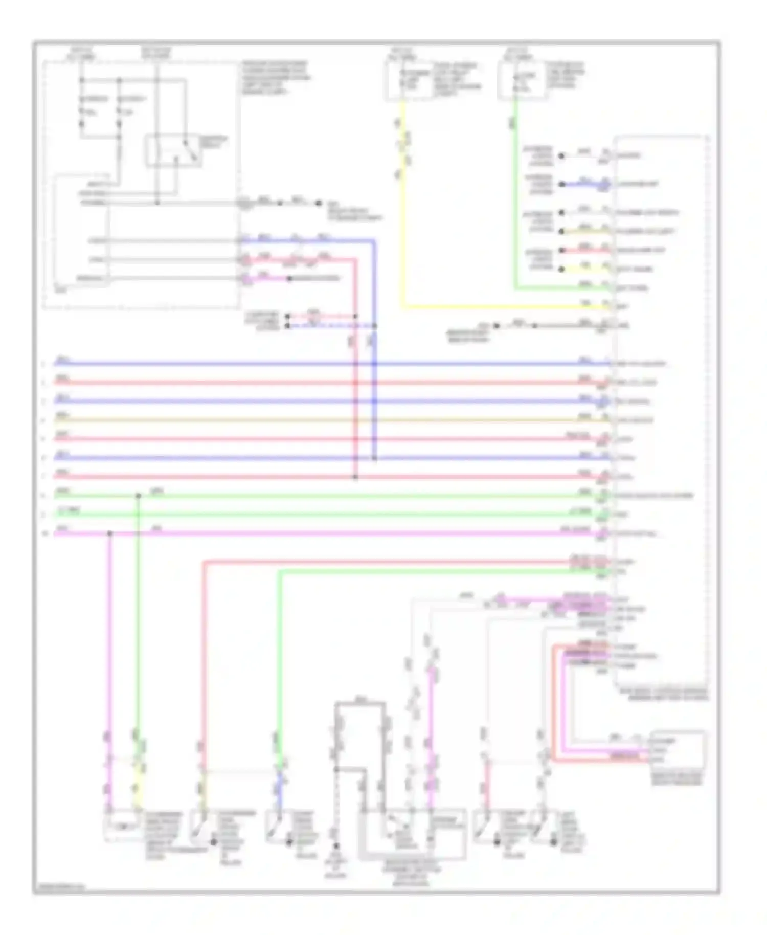 Wiring diagram ignition relay for Nissan Rogue II (2013-2016) (8 of 9)