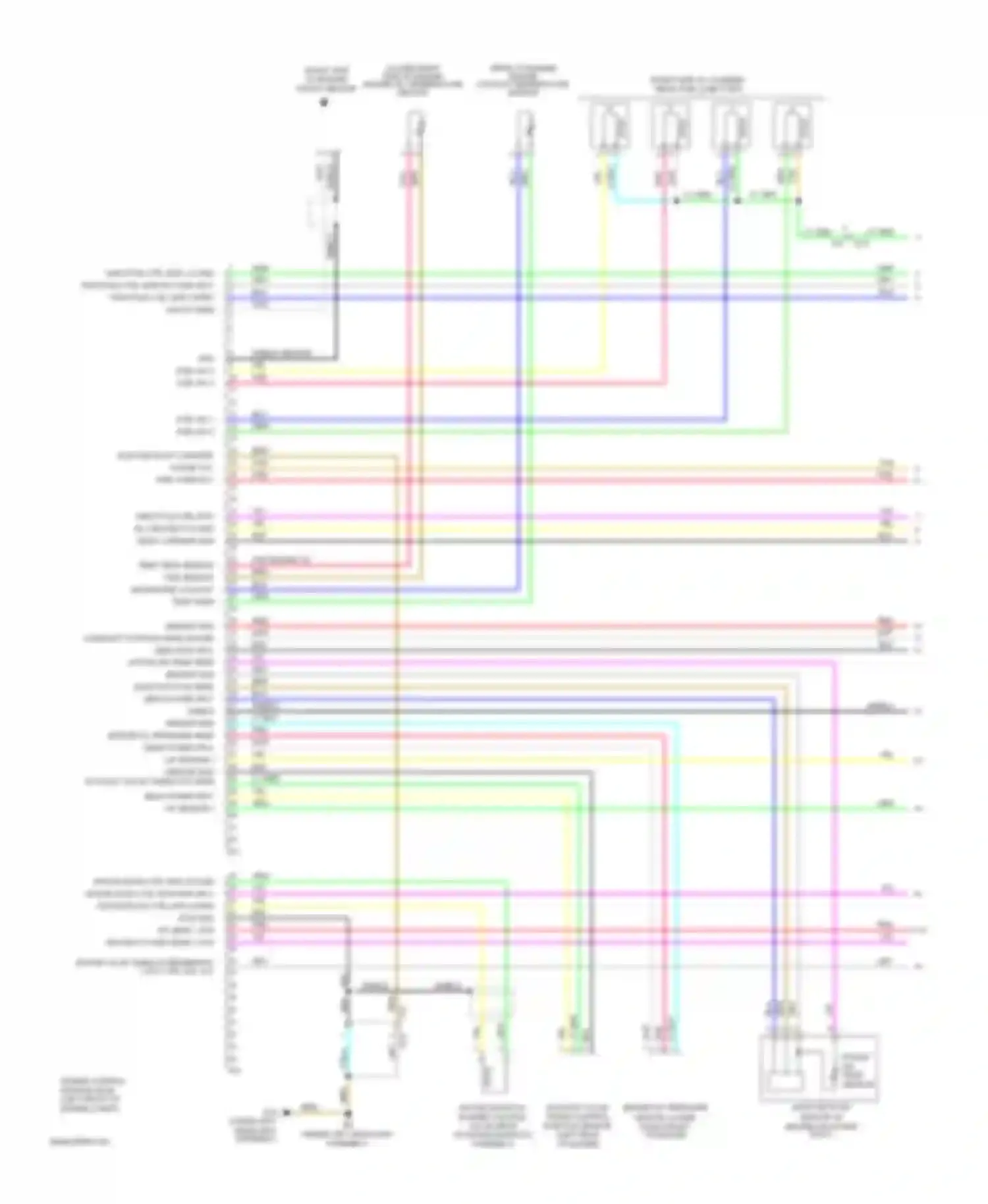 Wiring diagram intake air temp sensor for Nissan Rogue II (2013-2016) (1 of 1)