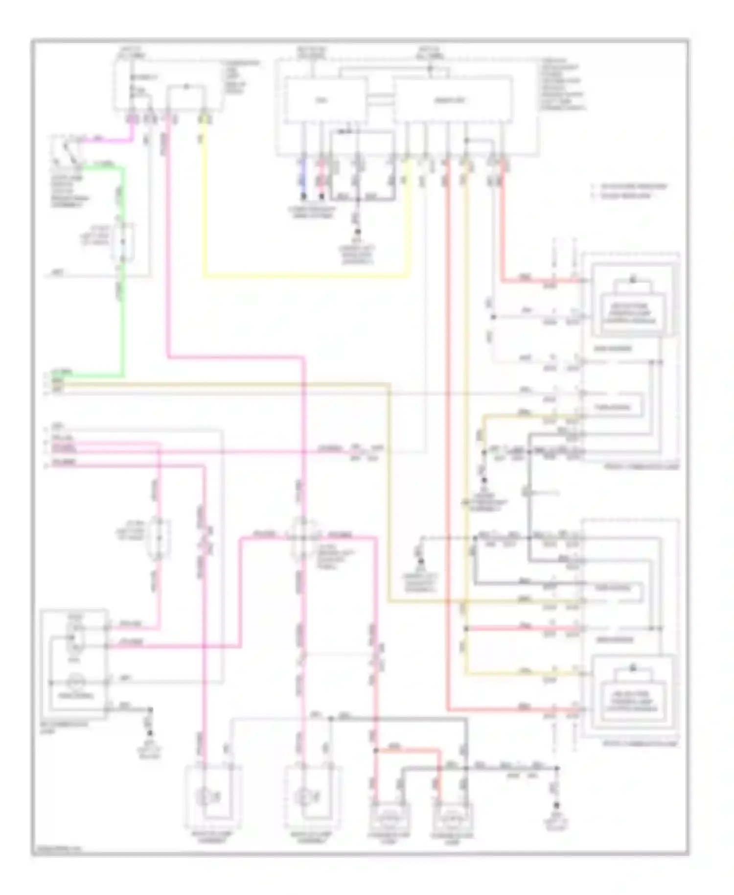 Wiring diagram (left "d" for Nissan Rogue II (2013-2016) (2 of 2)