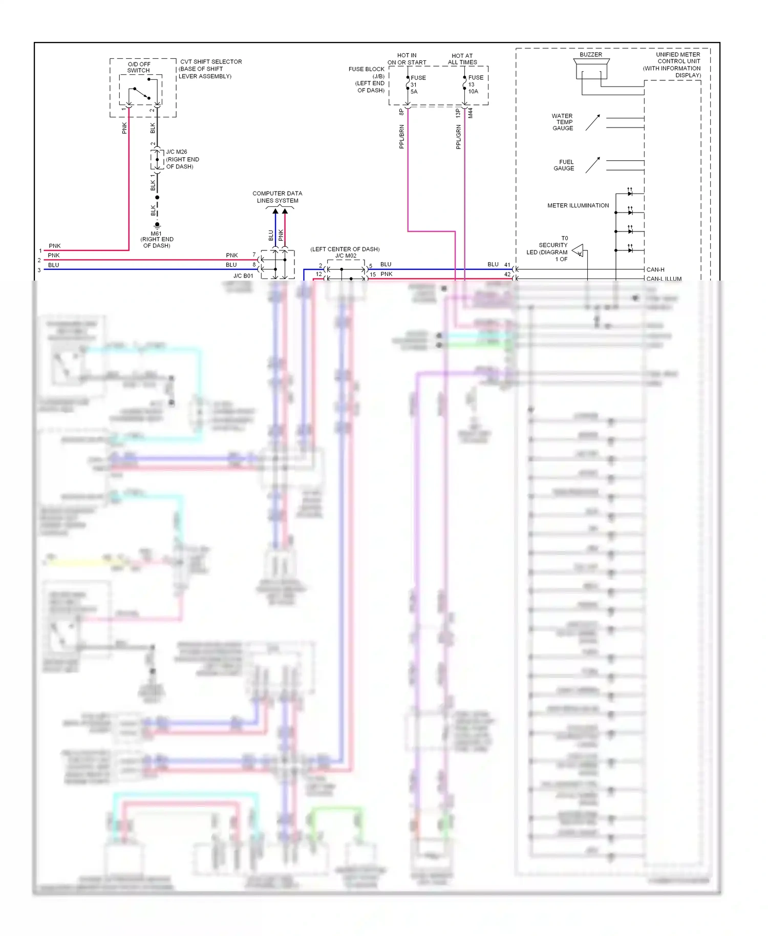Wiring diagram lt blu for Nissan Rogue II (2013-2016) (82 of 108)