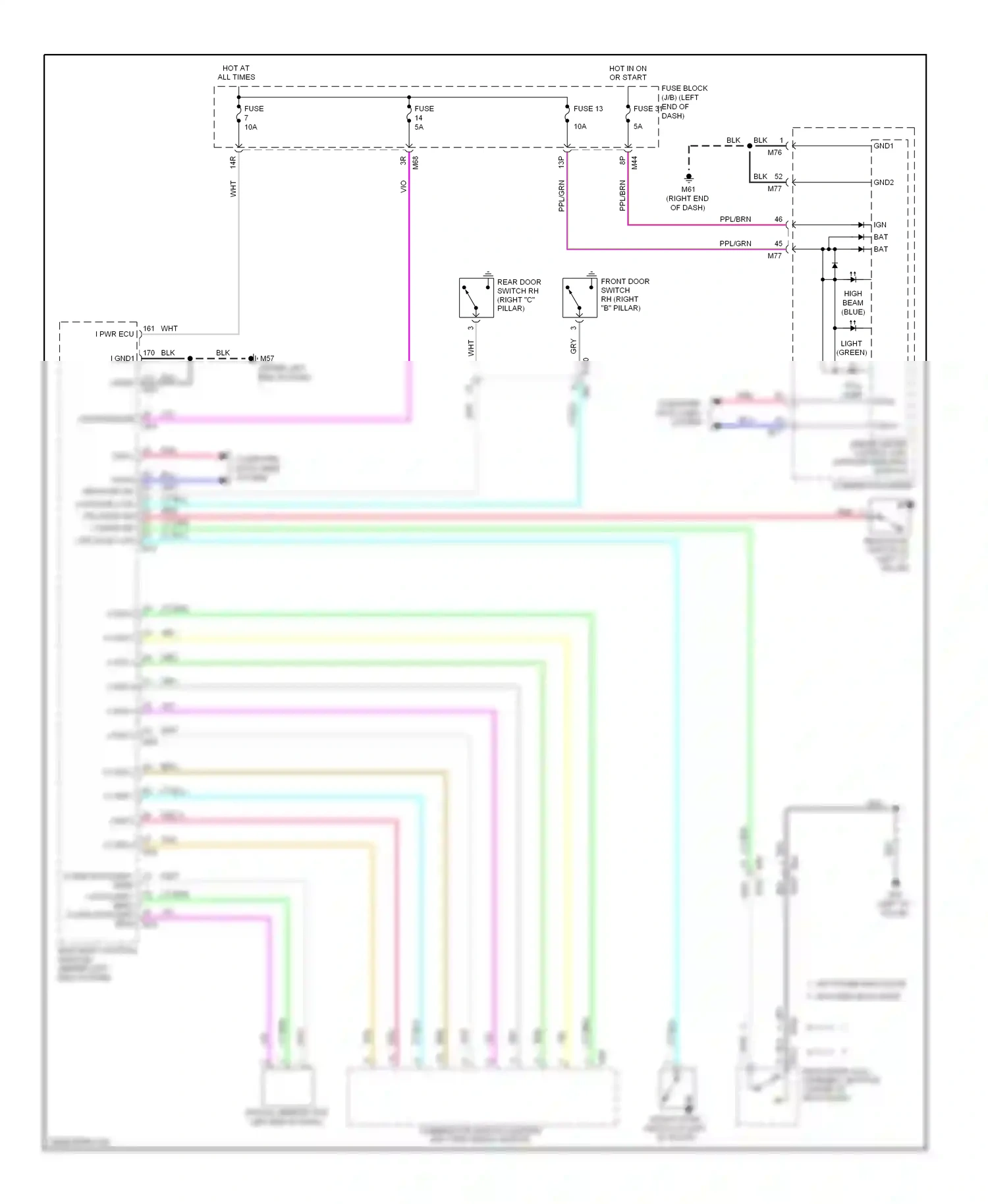Wiring diagram lt blu for Nissan Rogue II (2013-2016) (24 of 108)