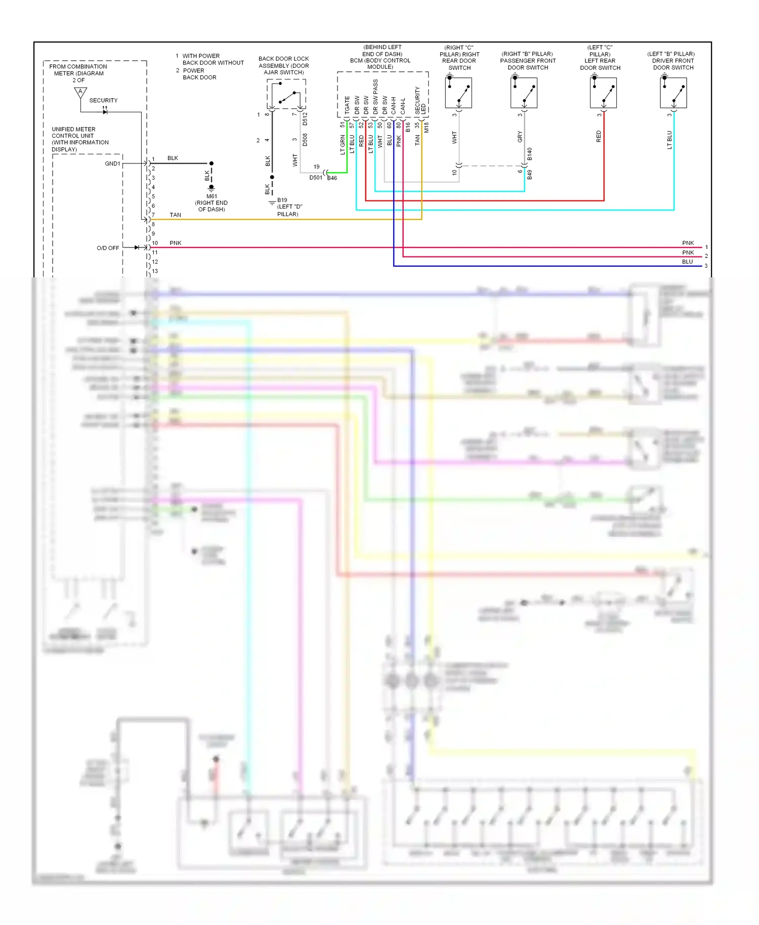 Wiring diagram lt blu for Nissan Rogue II (2013-2016) (29 of 108)