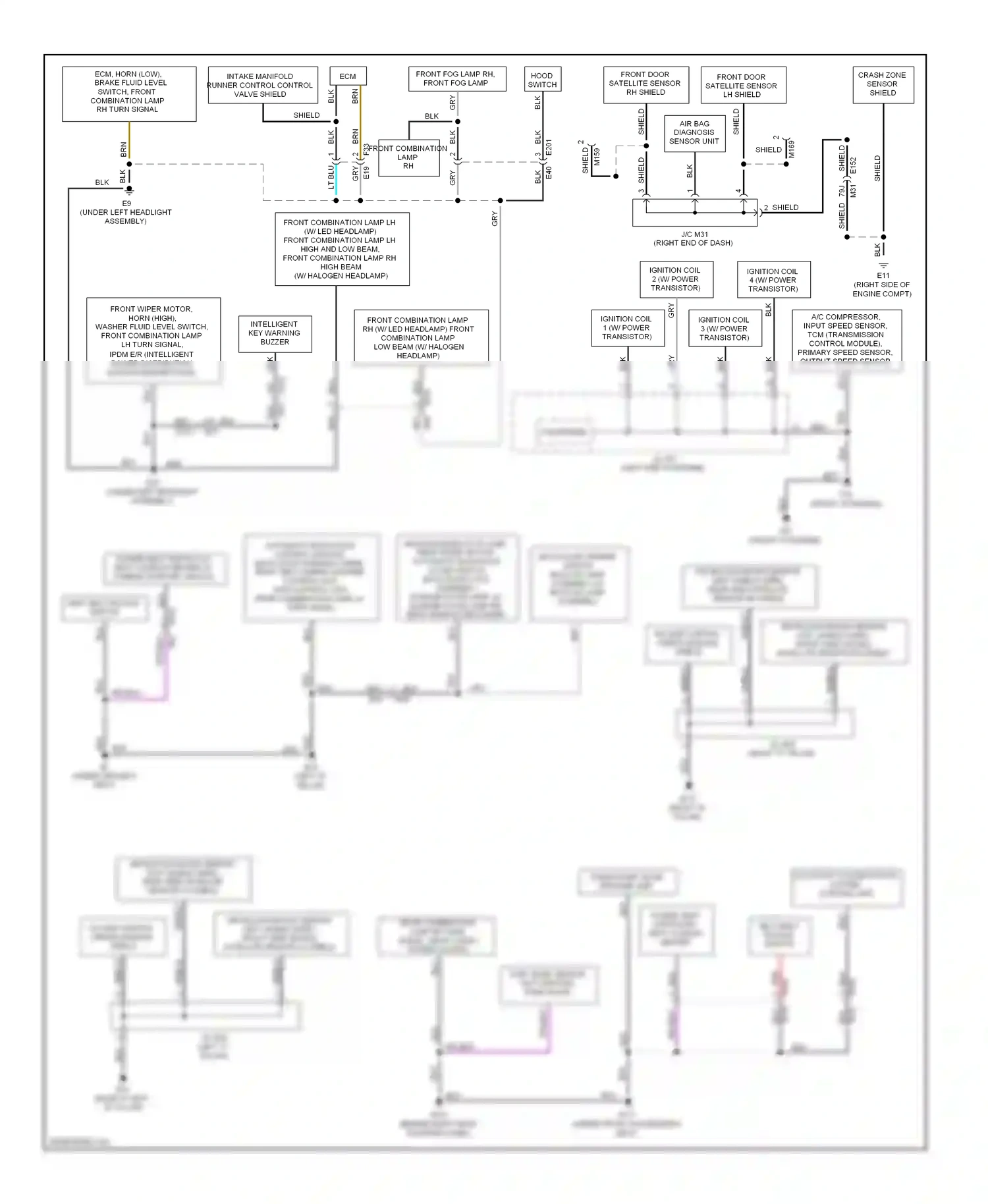 Wiring diagram lt blu for Nissan Rogue II (2013-2016) (22 of 108)