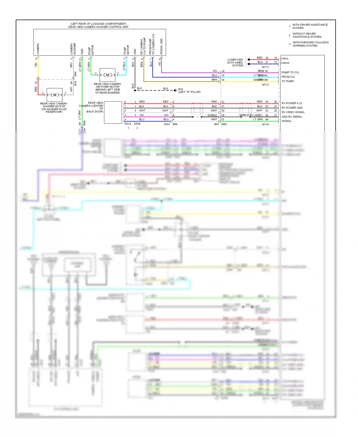 Wiring diagram lt blu for Nissan Rogue II (2013-2016) (54 of 108)