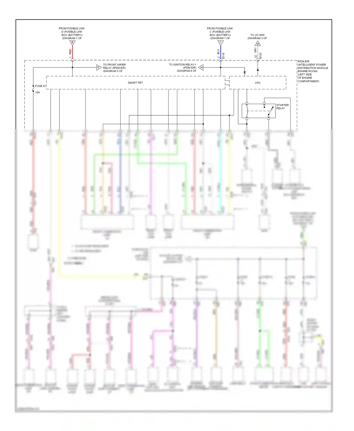 Wiring diagram lt blu for Nissan Rogue II (2013-2016) (40 of 108)