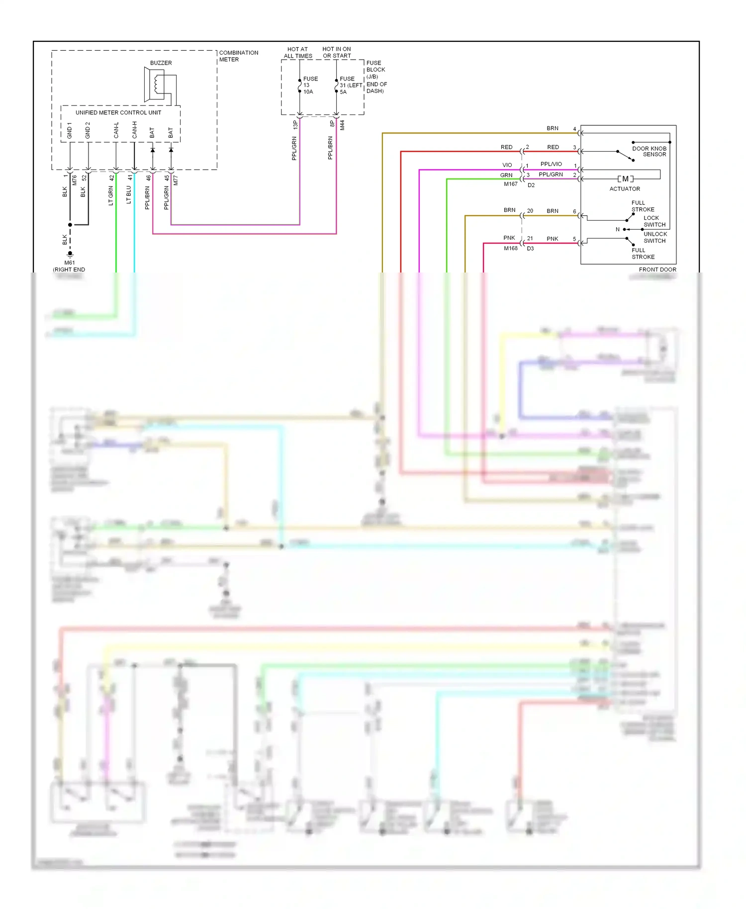Wiring diagram lt blu for Nissan Rogue II (2013-2016) (48 of 108)