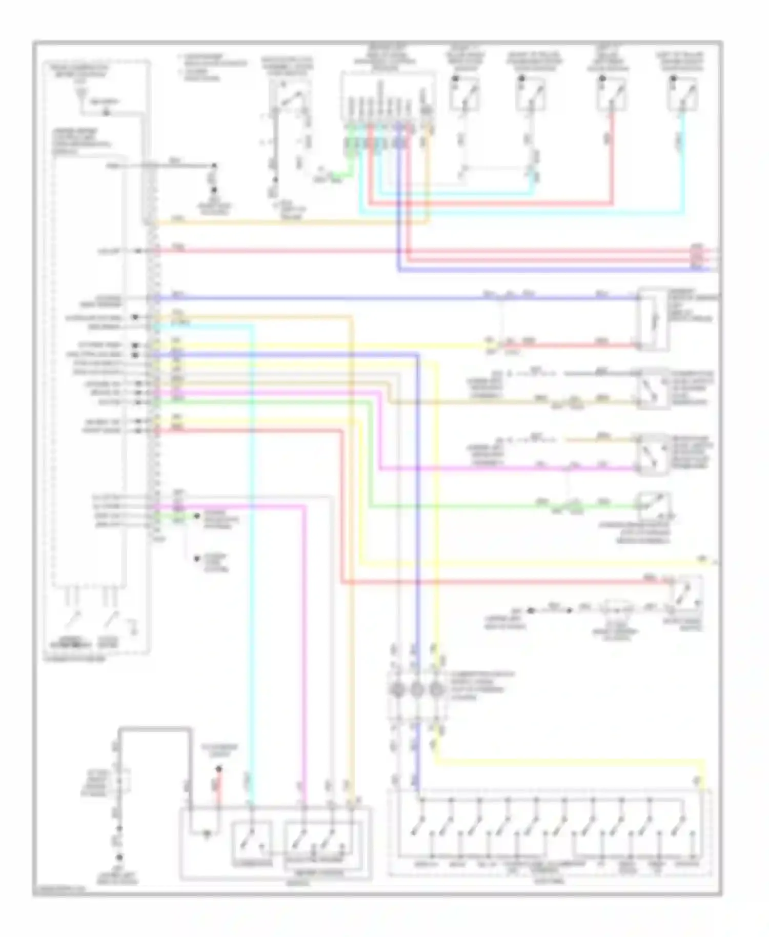 Wiring diagram menu source up for Nissan Rogue II (2013-2016) (1 of 1)