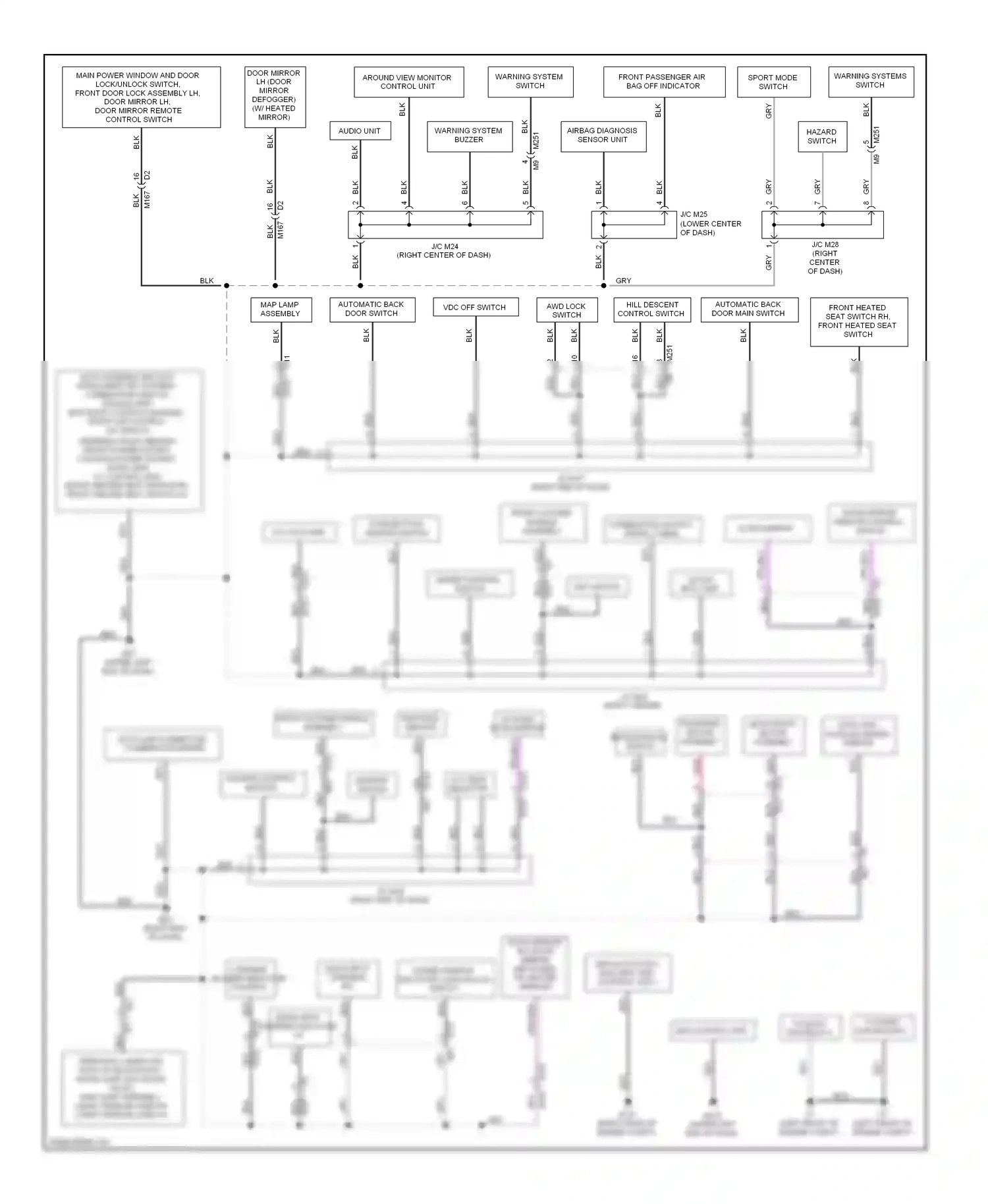 Wiring diagram nca for Nissan Rogue II (2013-2016) (5 of 21)