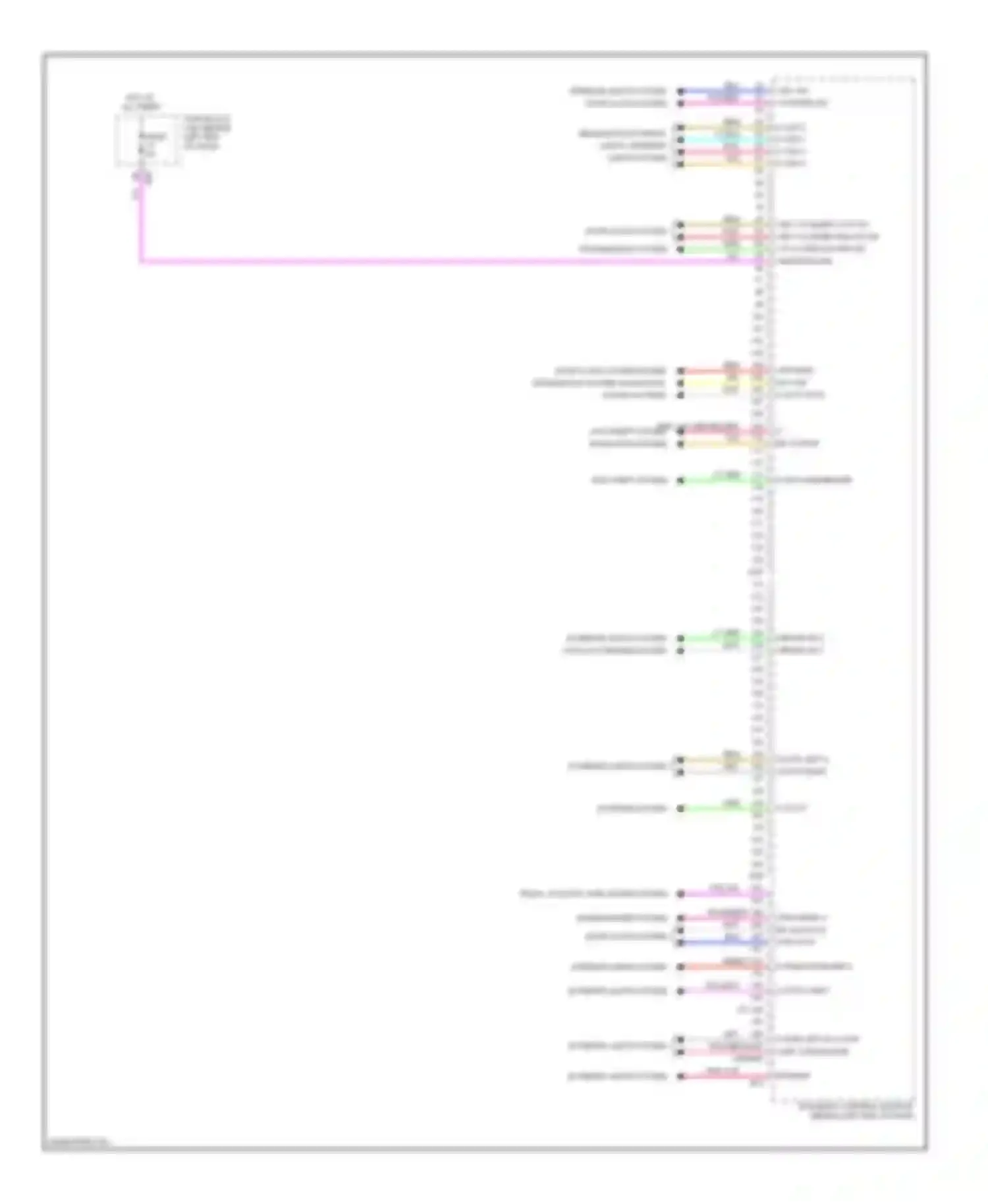 Wiring diagram o data immobilizer for Nissan Rogue II (2013-2016) (1 of 2)