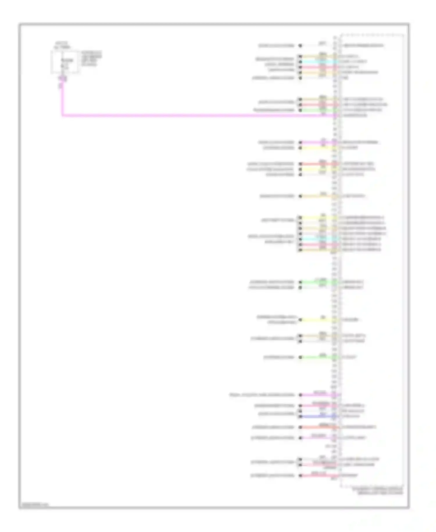 Wiring diagram o pwm roomlamp 5 for Nissan Rogue II (2013-2016) (1 of 4)