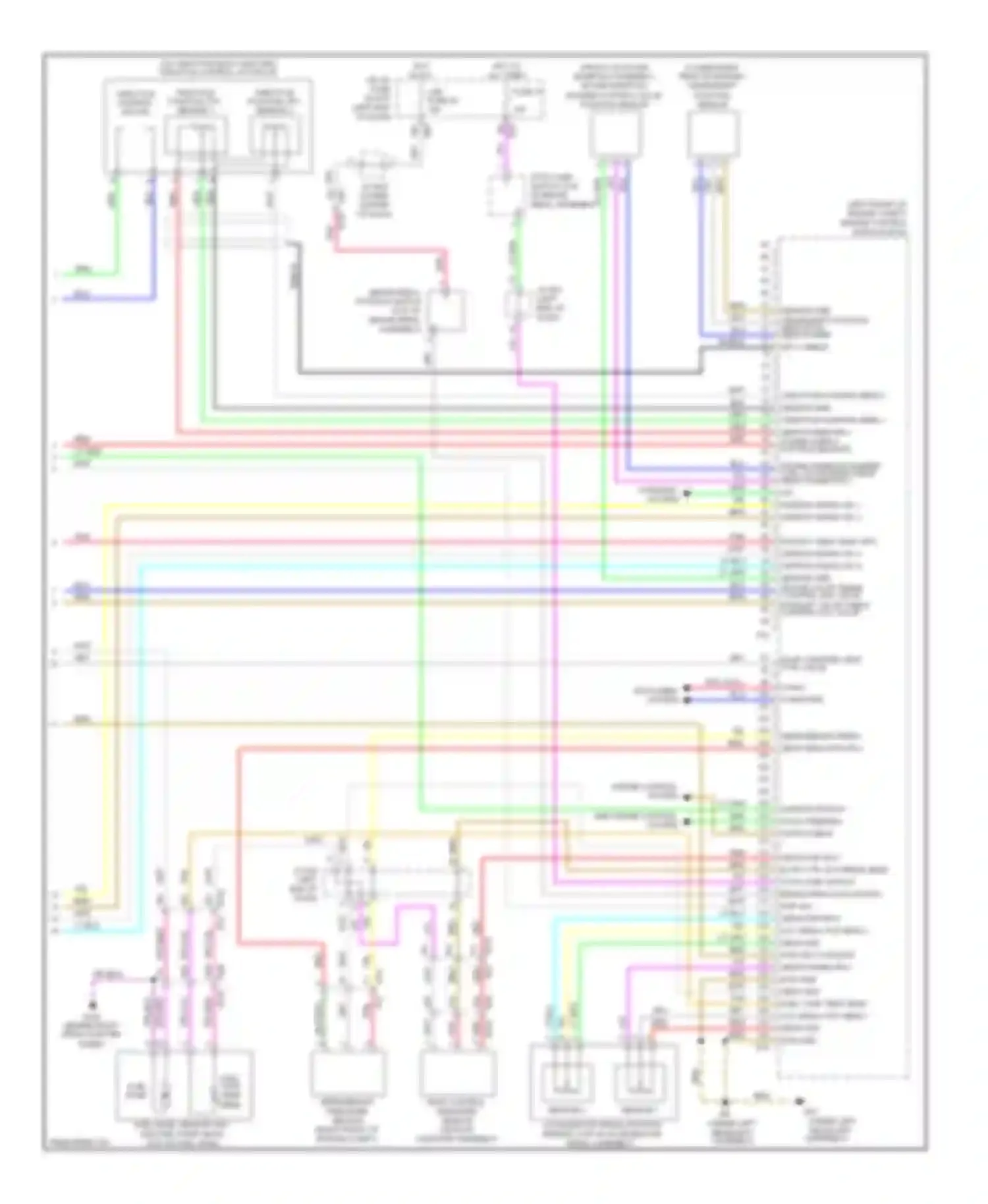 Wiring diagram pnk can-l can-h computer data lines system for Nissan Rogue II (2013-2016) (1 of 1)