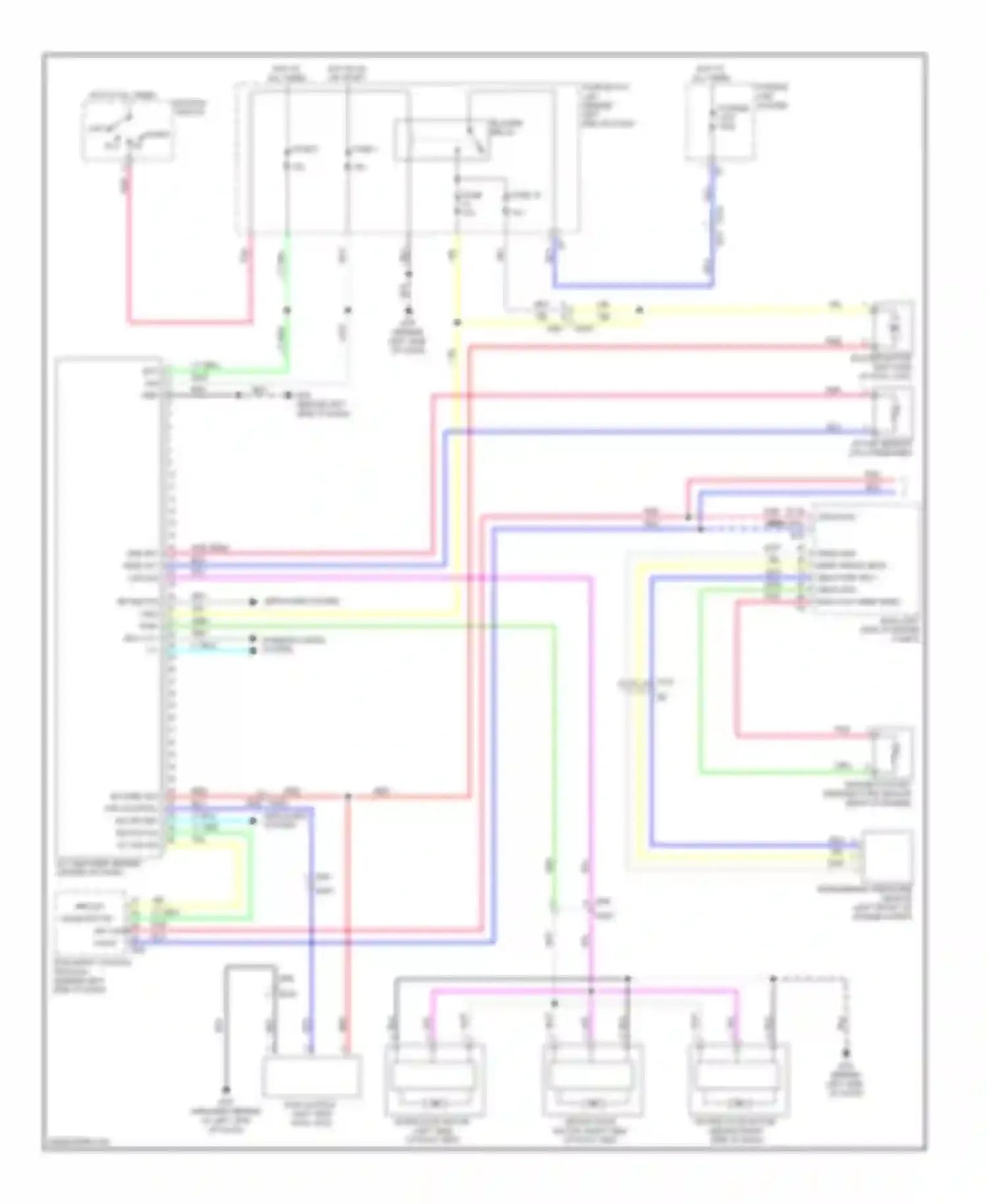 Wiring diagram pnk sens gnd int sens a/c lan sig for Nissan Rogue II (2013-2016) (1 of 1)