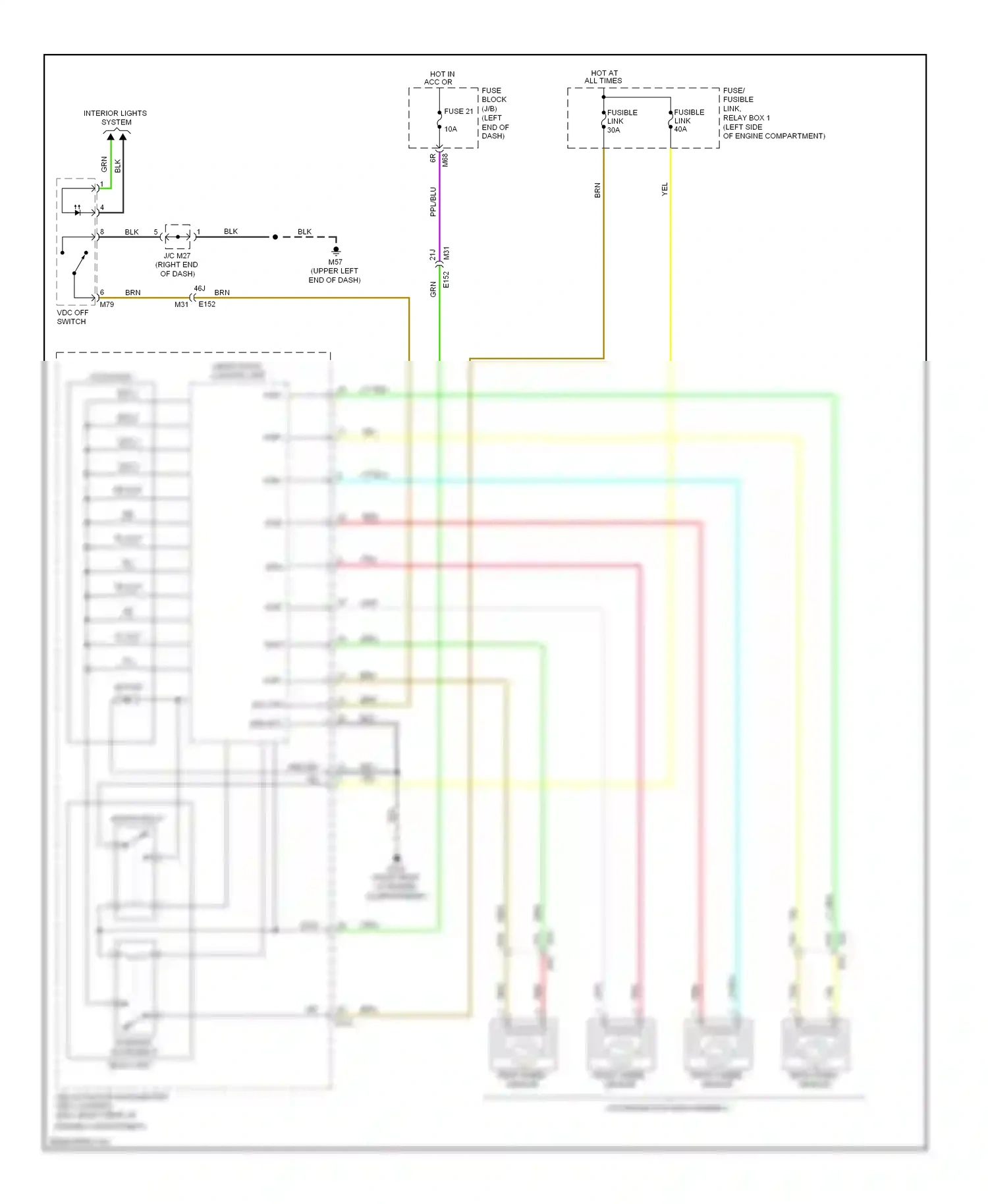 Wiring diagram ppl/blu for Nissan Rogue II (2013-2016) (1 of 18)