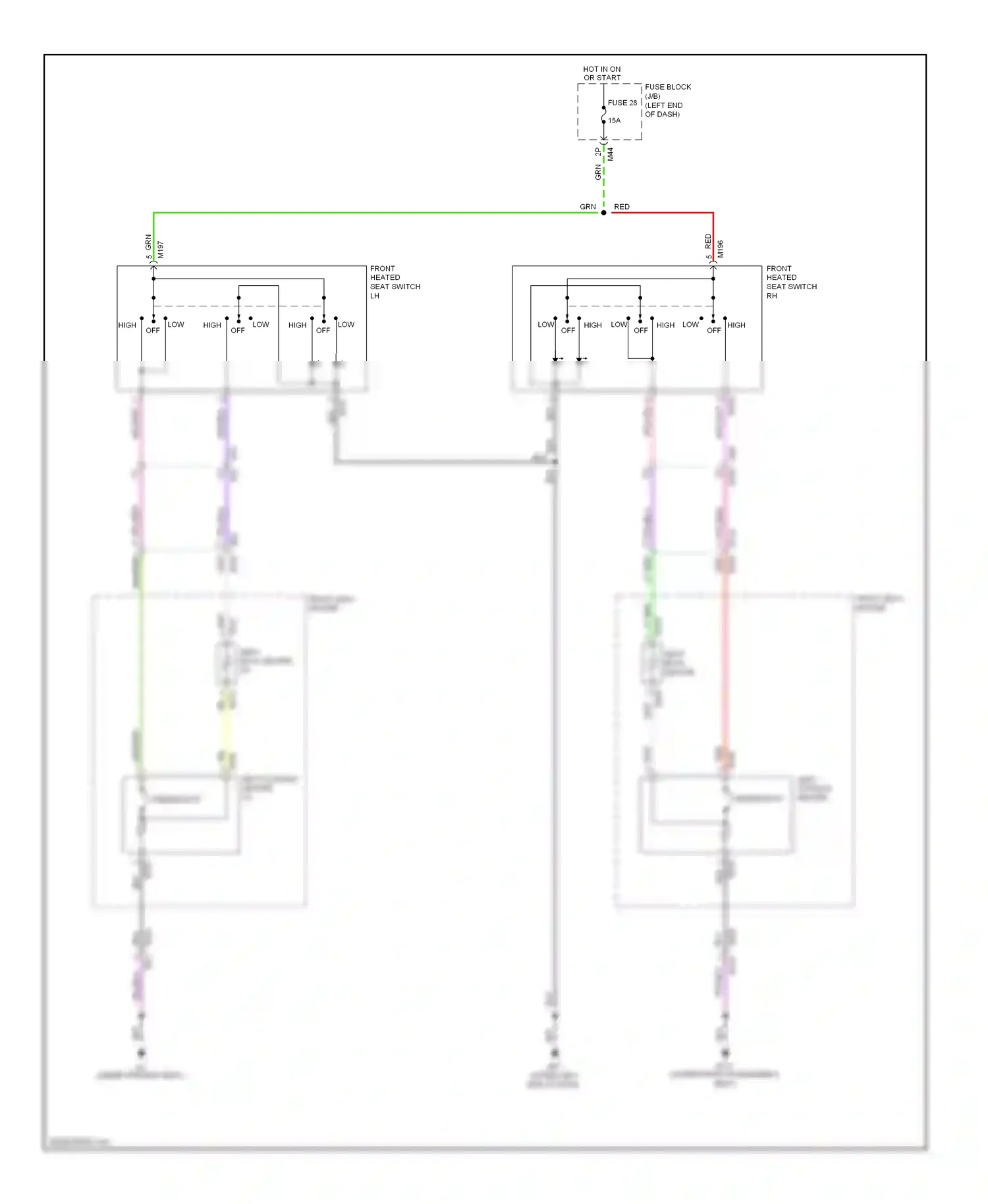 Wiring diagram ppl/yel for Nissan Rogue II (2013-2016) (11 of 23)