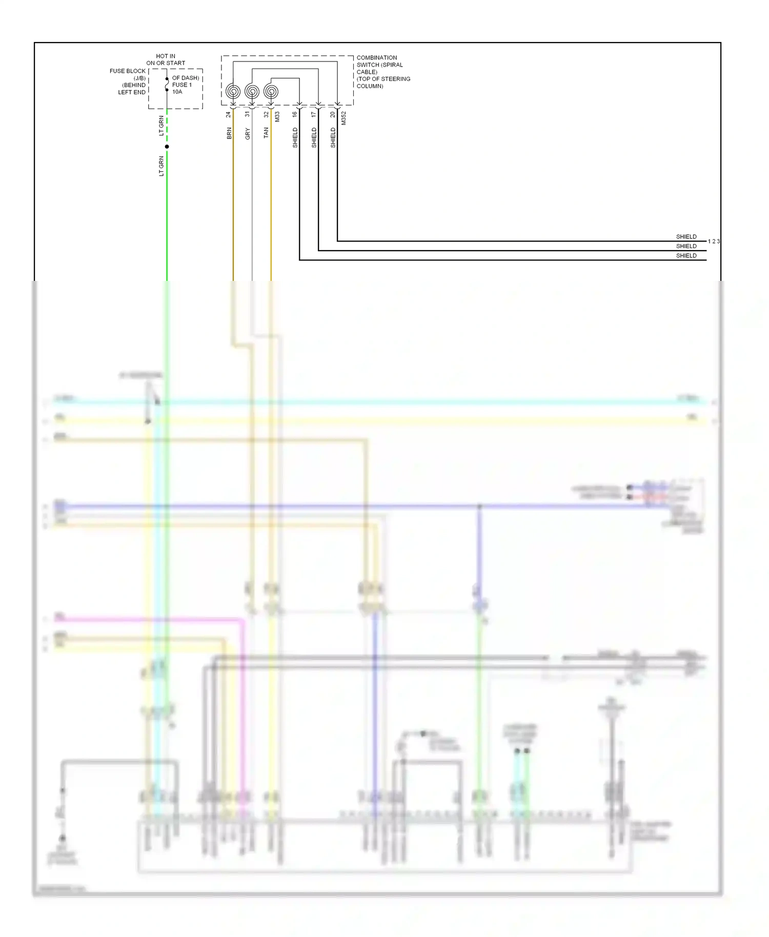 Nissan Rogue II (2013-2016) shield shield shield 1 2 3 wiring diagram  (1 of 2)