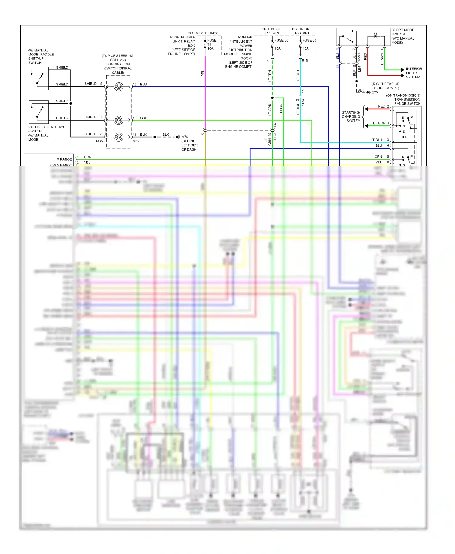 Wiring diagram tan for Nissan Rogue II (2013-2016) (82 of 82)