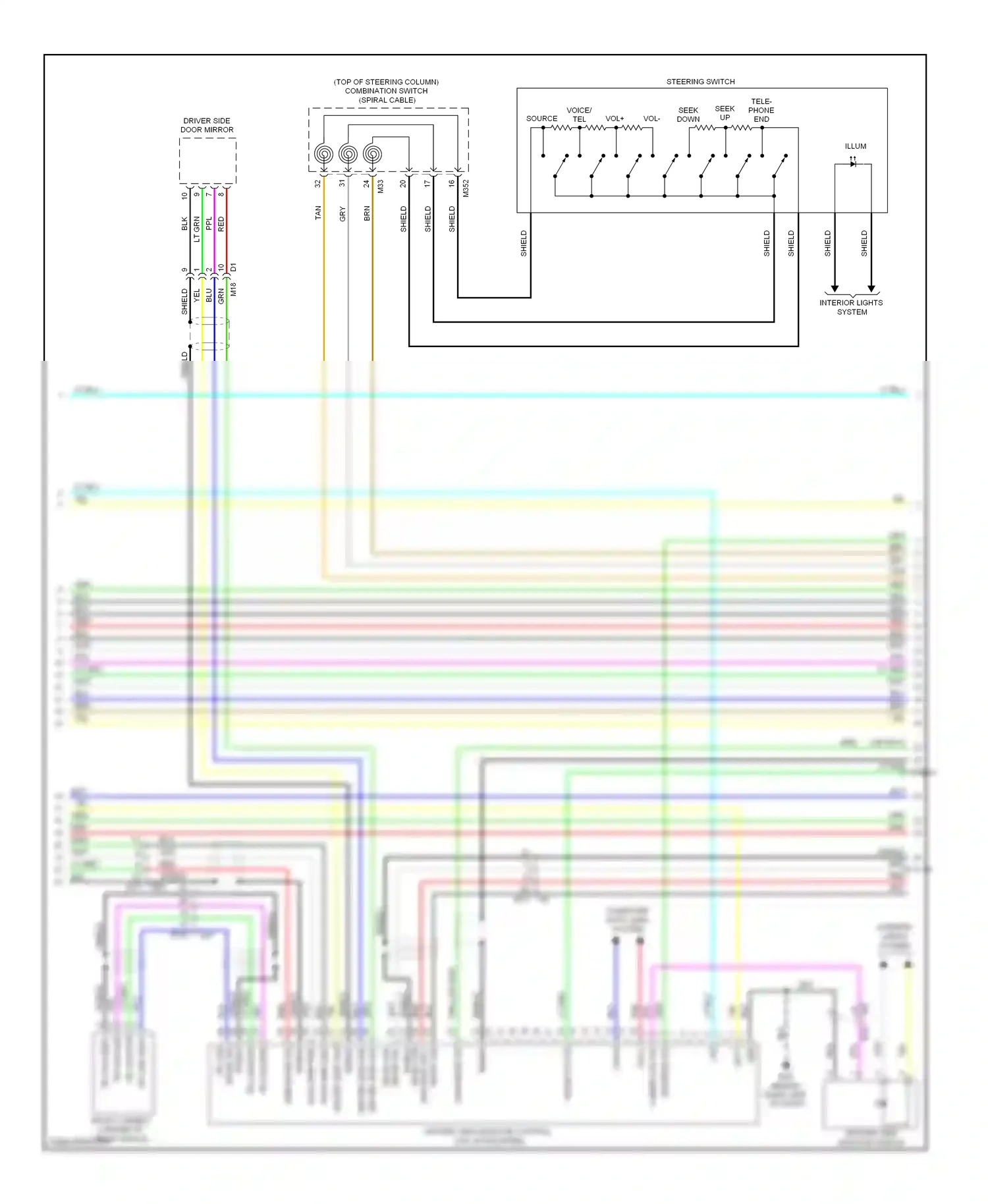 Wiring diagram tan for Nissan Rogue II (2013-2016) (69 of 82)