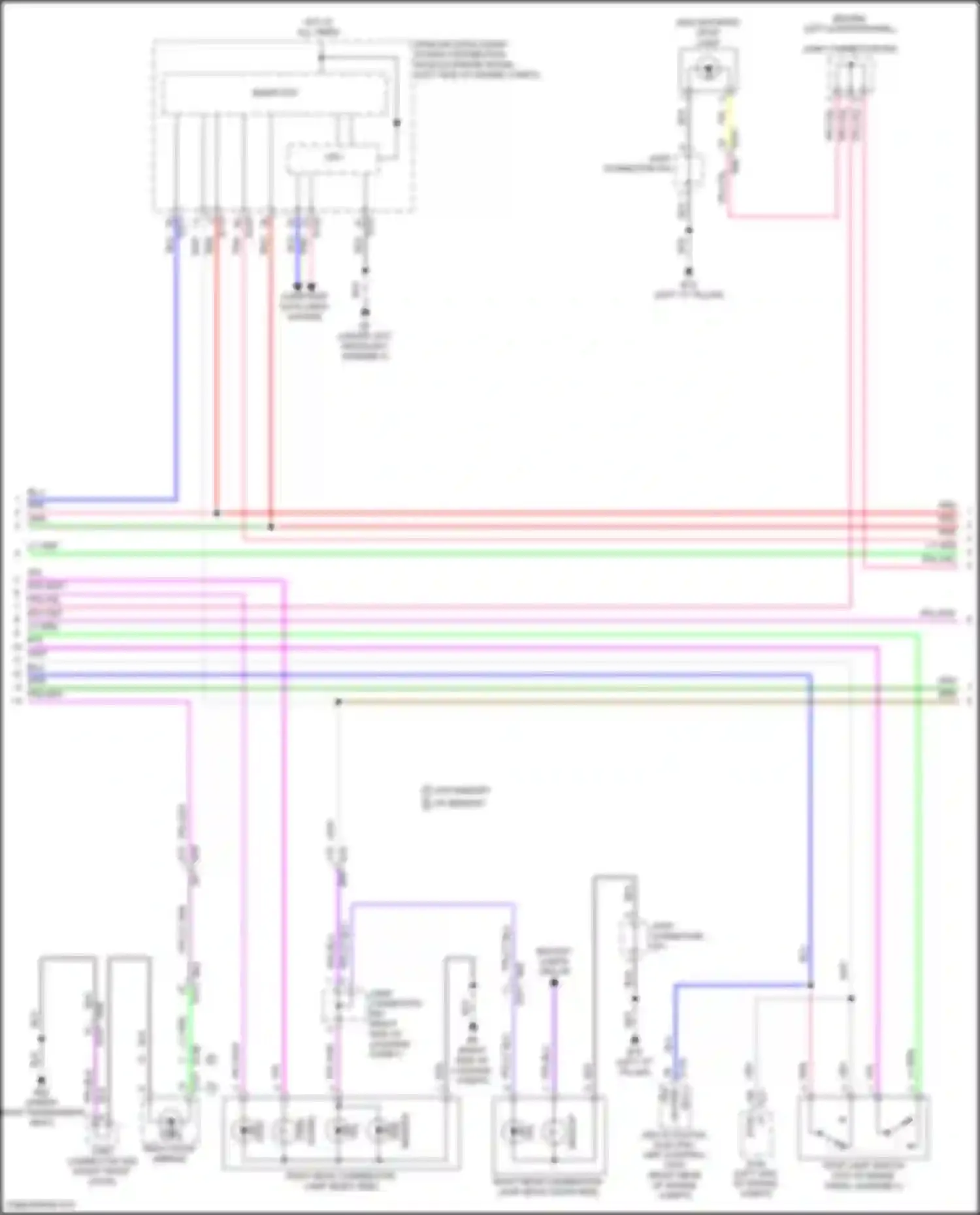Rogue Nissan III (2020-2024): Exterior lamps circuit (2 of 3)