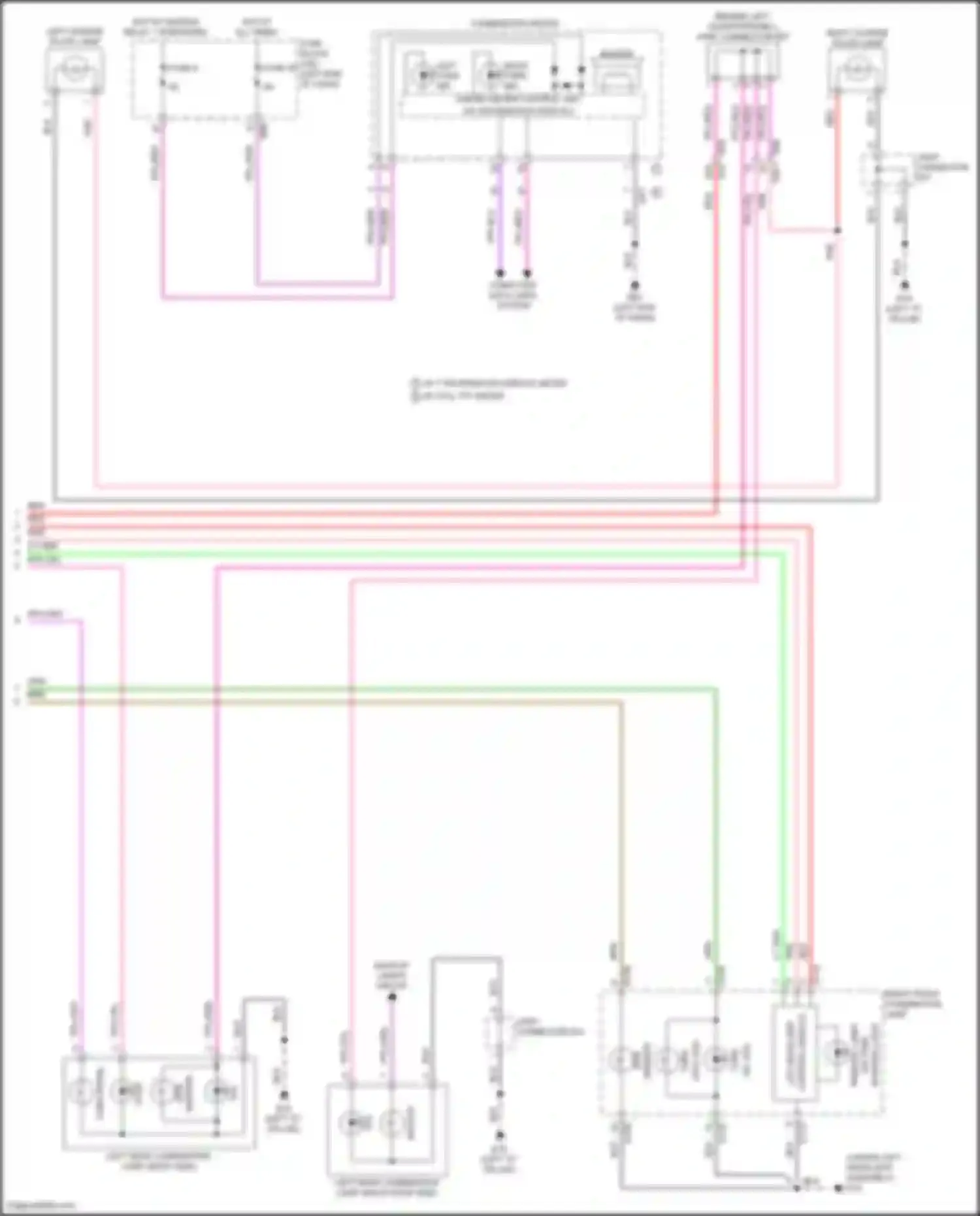 Rogue Nissan III (2020-2024): Exterior lamps circuit (3 of 3)