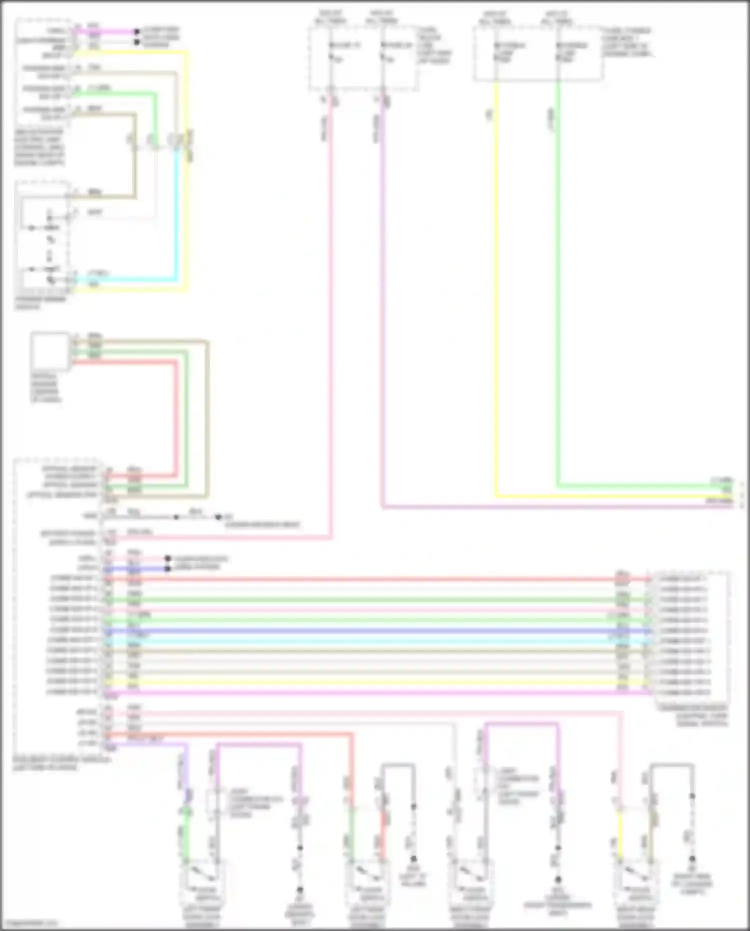 Rogue Nissan III (2020-2024): Headlights circuit (1 of 2)