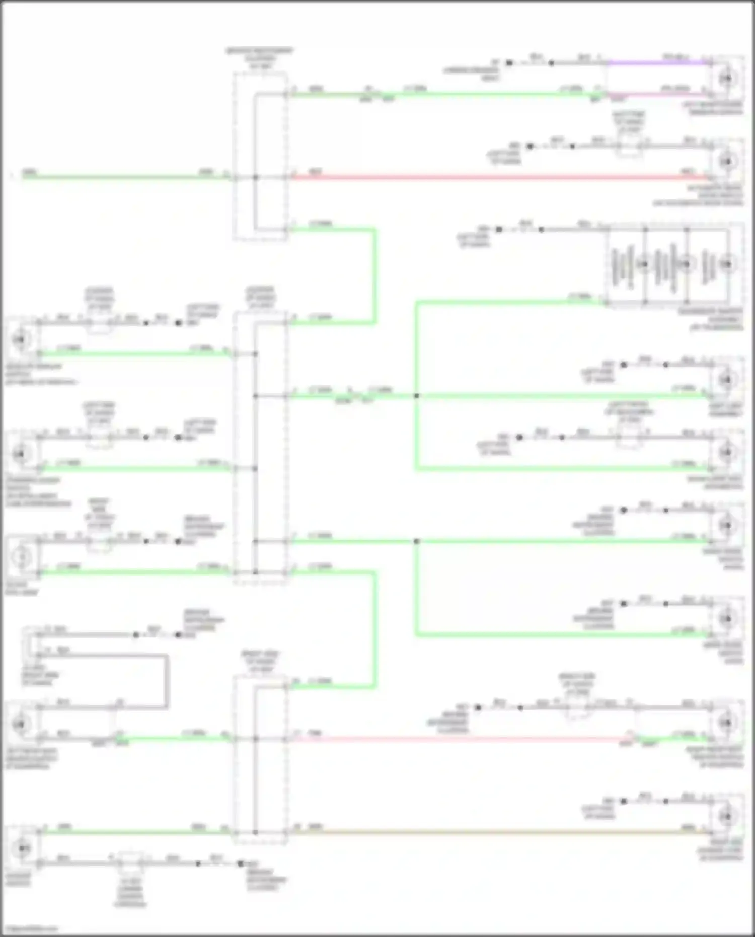 Rogue Nissan III (2020-2024): Instrument illumination circuit (3 of 3)