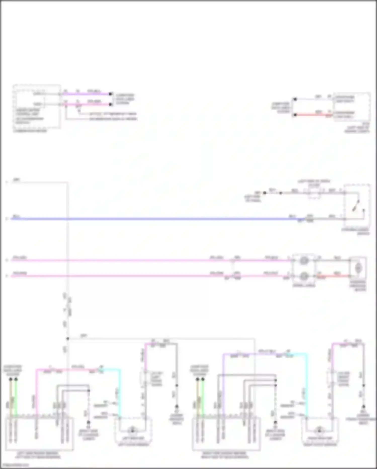 Rogue Nissan III (2020-2024): Driver assistance system circuit (2 of 2)