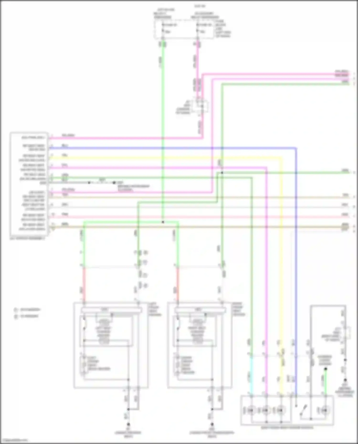 Rogue Nissan III (2020-2024): Heated seats circuit (1 of 2)