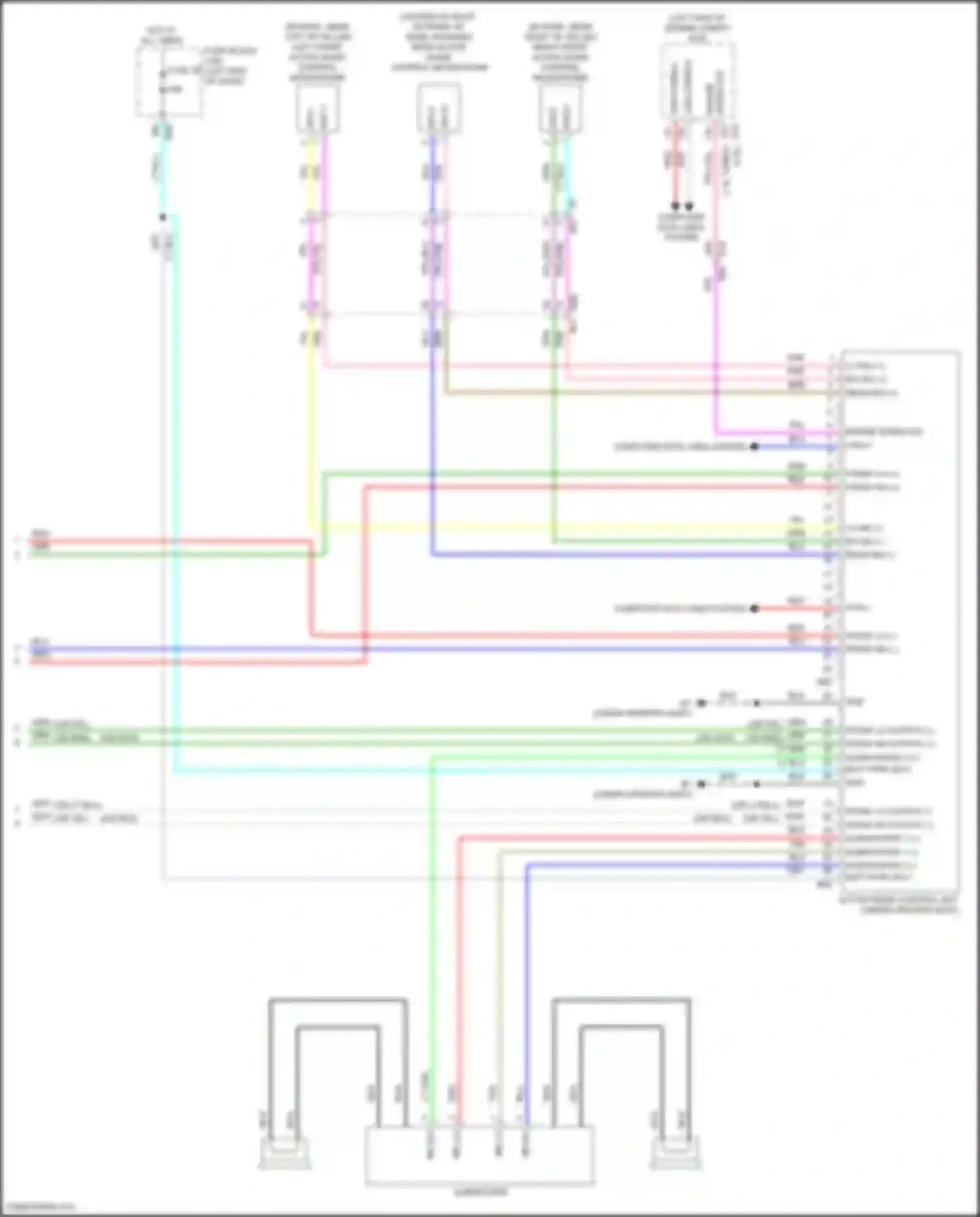 Rogue Nissan III (2020-2024): Radio circuit, w/o bose (5 of 5)