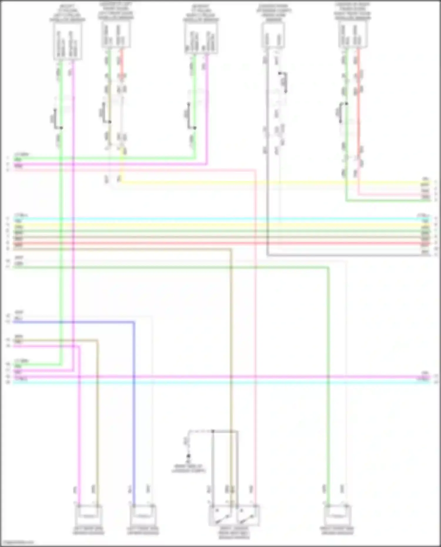 Rogue Nissan III (2020-2024): Supplemental restraints circuit (2 of 4)