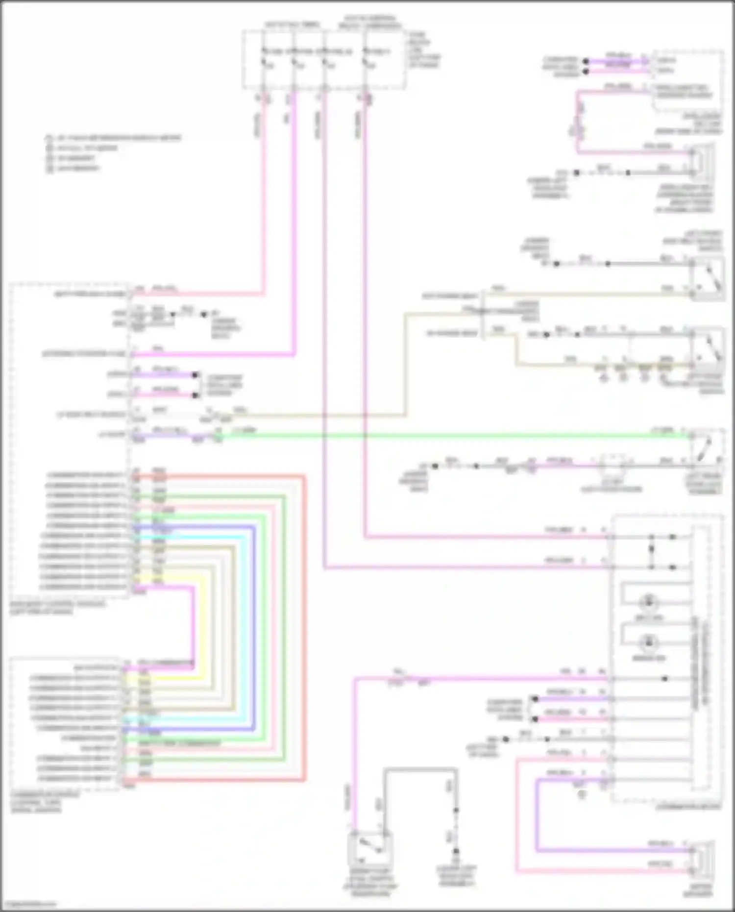 Rogue Nissan III (2020-2024): Chime circuit