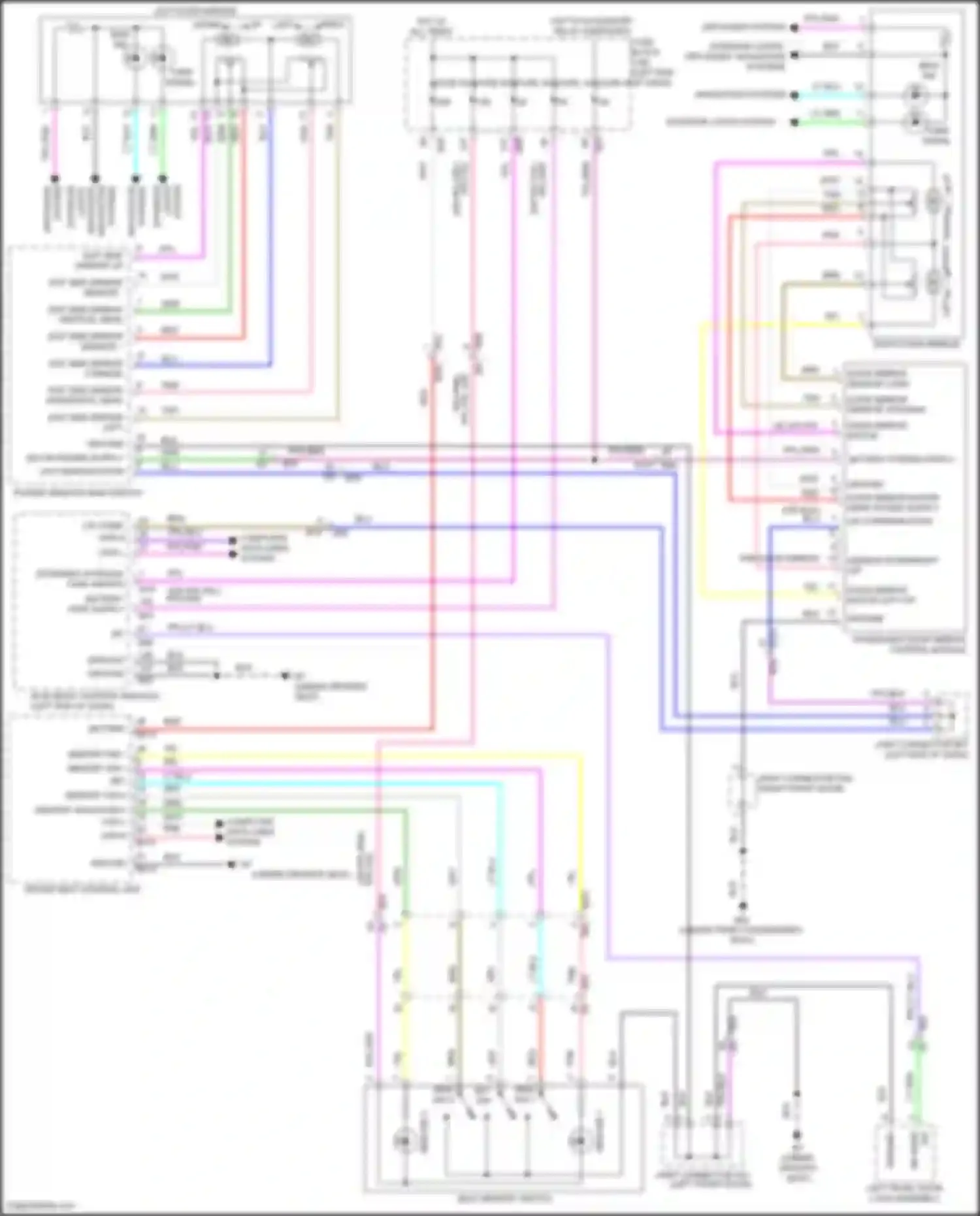 Wiring diagram computer data lines system for Nissan Rogue III (2020-2024) (5 of 88)