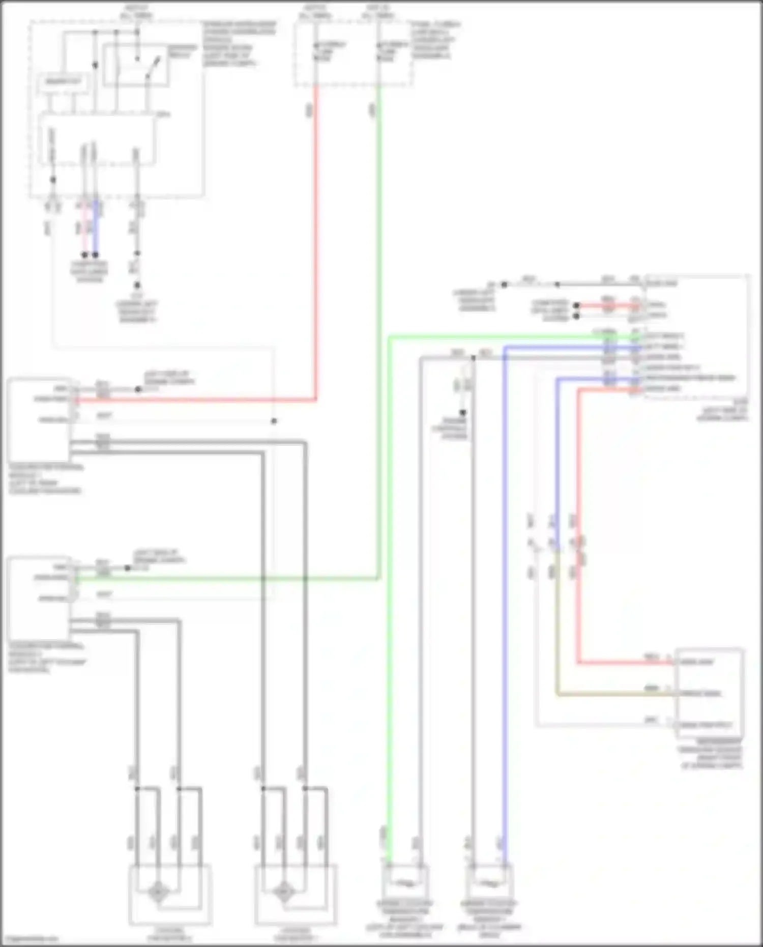 Wiring diagram engine controls system for Nissan Rogue III (2020-2024) (2 of 3)