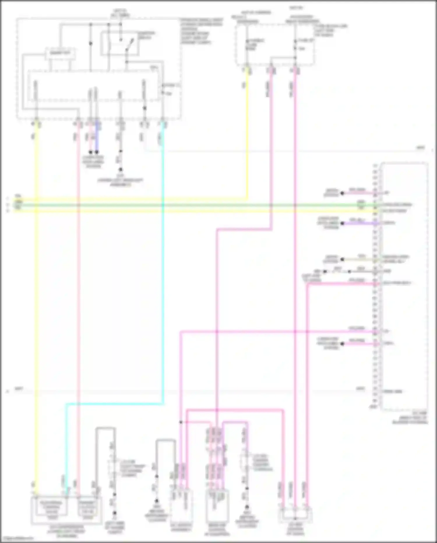 Wiring diagram fuse 40 for Nissan Rogue III (2020-2024) (11 of 18)