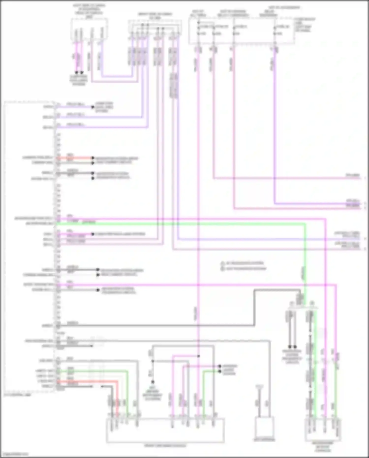 Wiring diagram mic sig for Nissan Rogue III (2020-2024) (1 of 3)