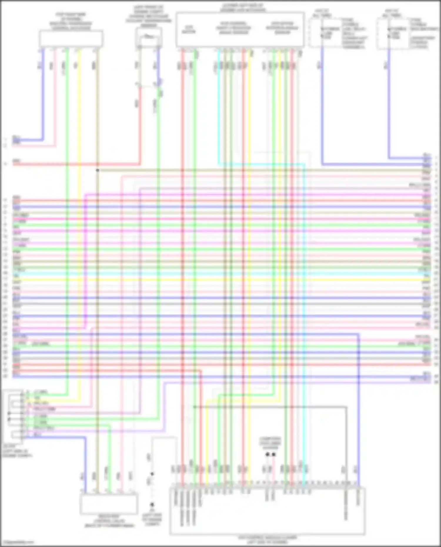 Wiring diagram red for Nissan Rogue III (2020-2024) (96 of 109)